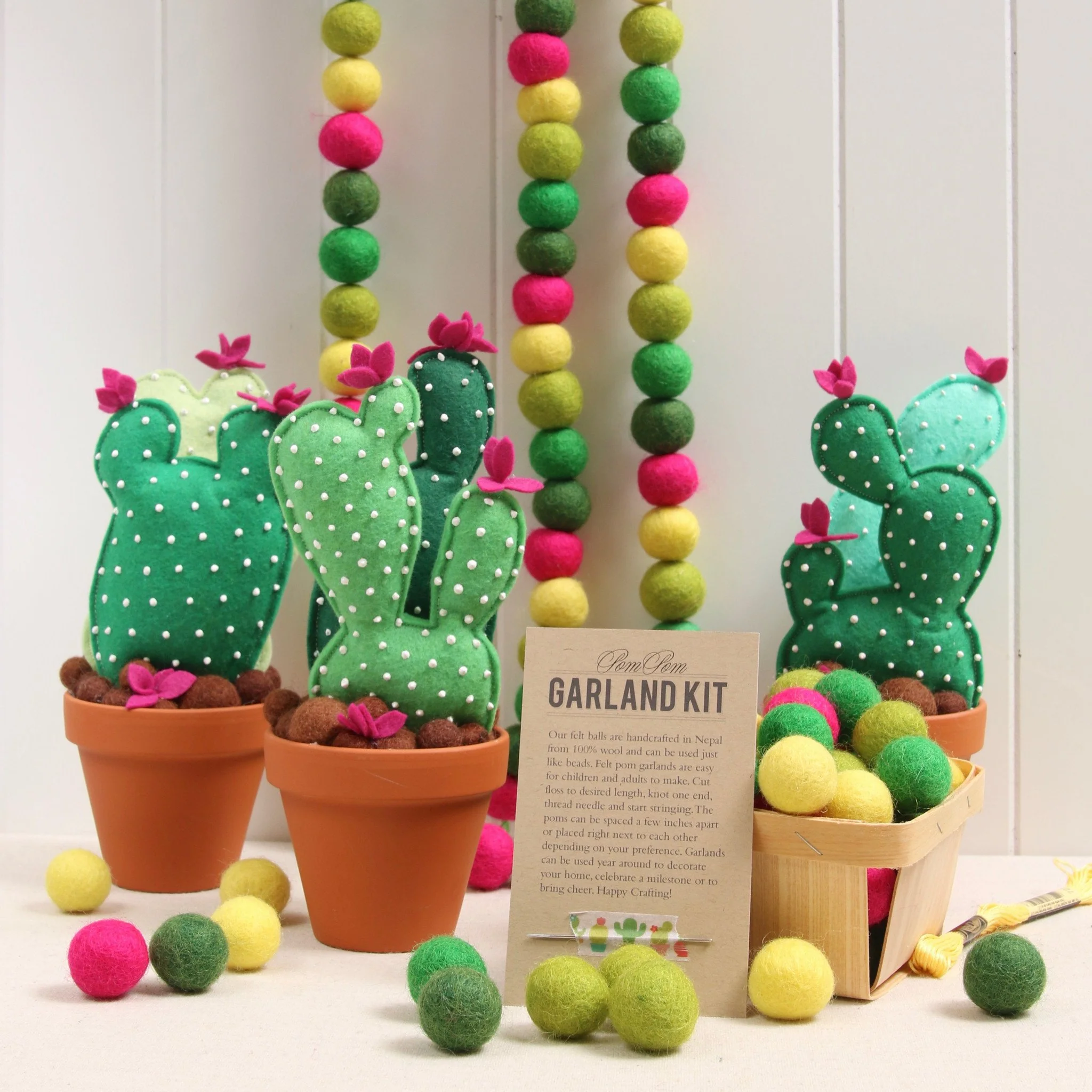 Acorn Brown Felt Balls - Image 3
