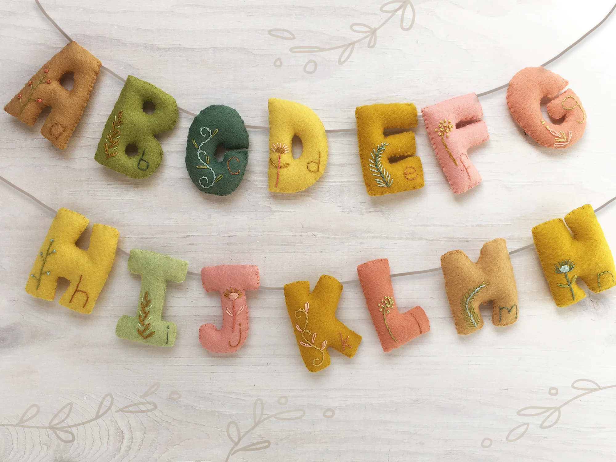 Alphabet Felt Pattern - Image 6