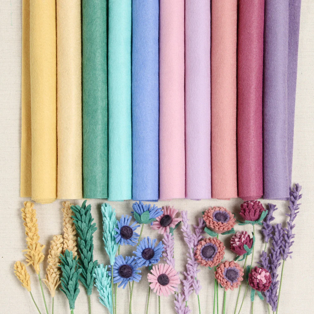 Amethyst Pure Wool Felt - Image 3