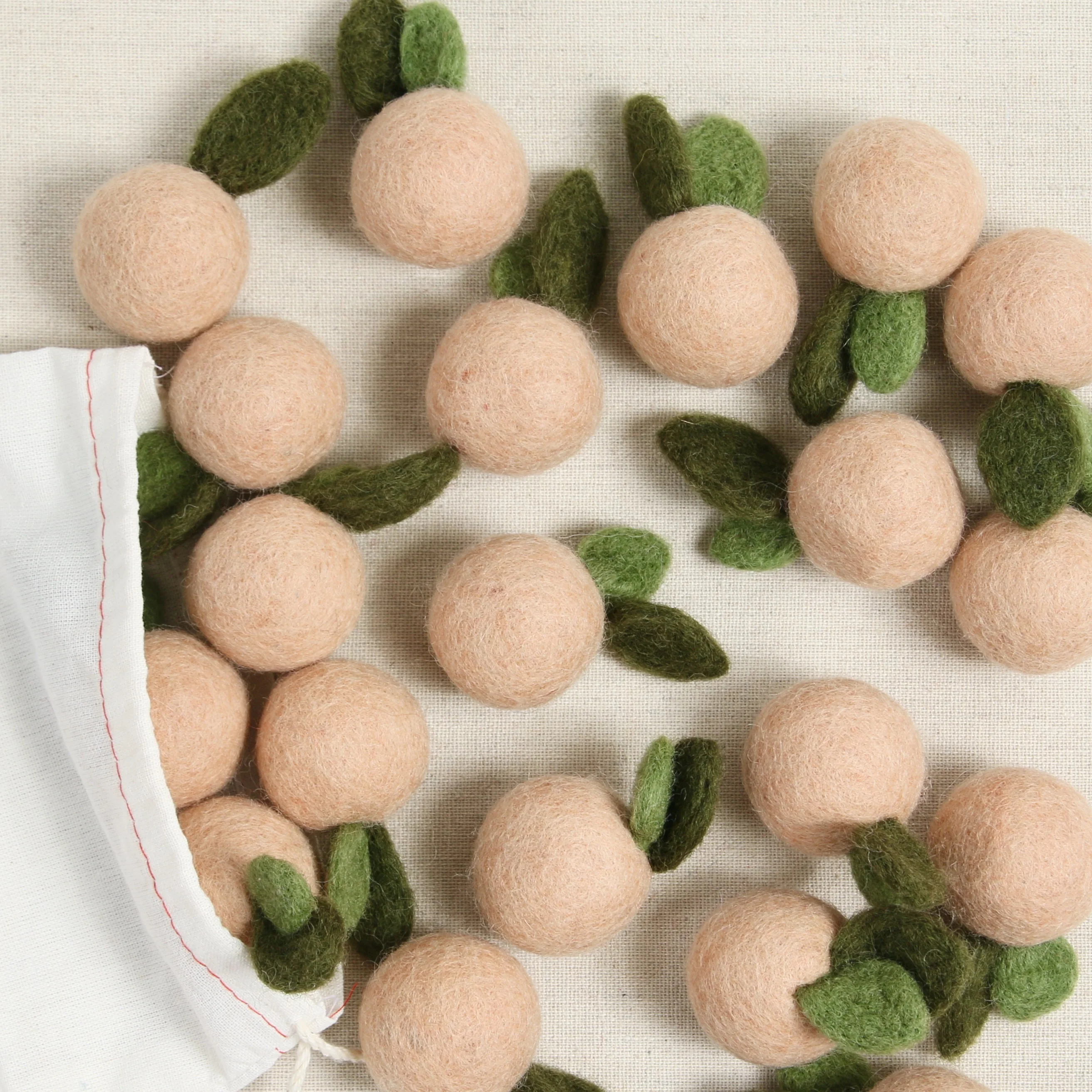 Apricot, Felted Fruit - Image 2