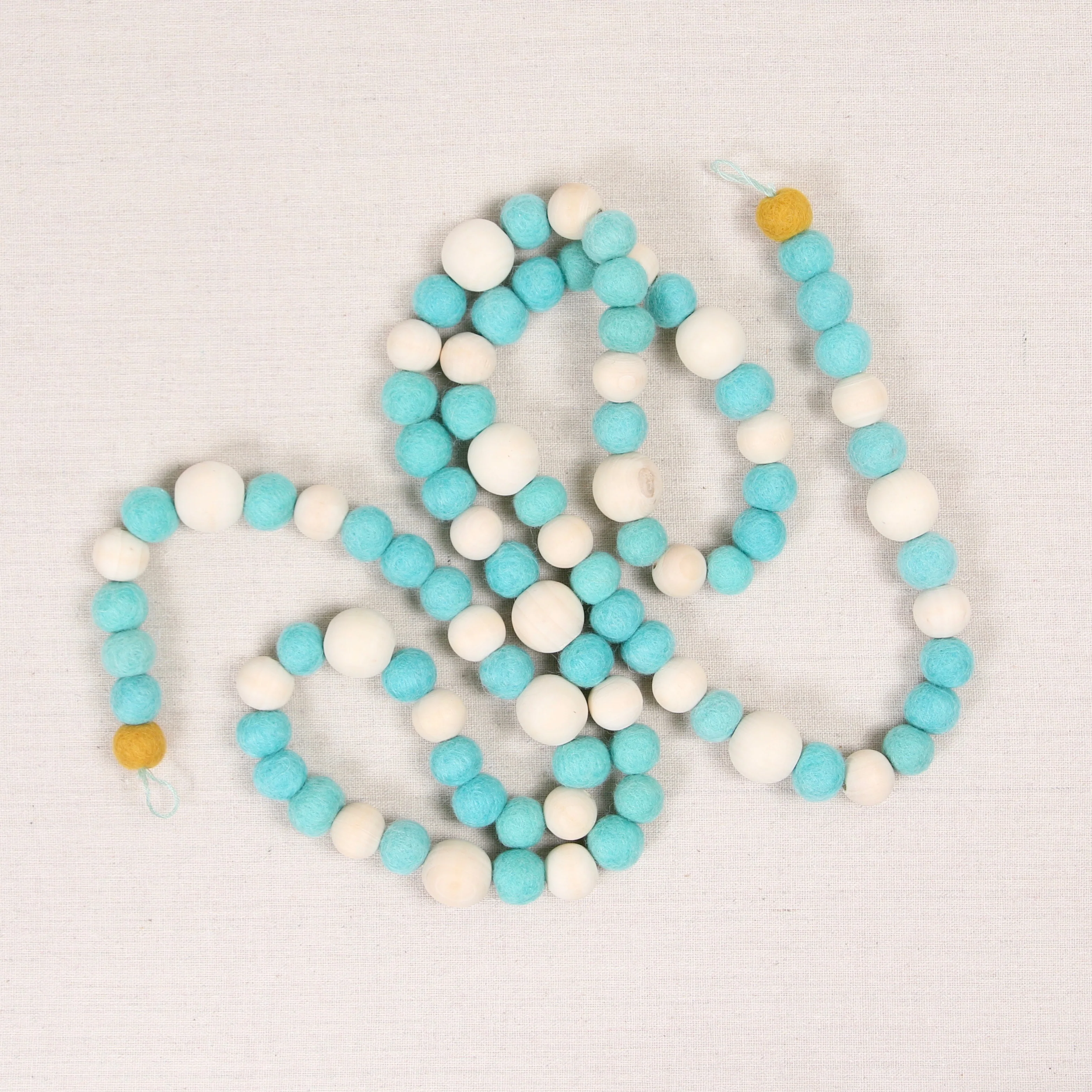 Aqua Felt Balls - Image 2