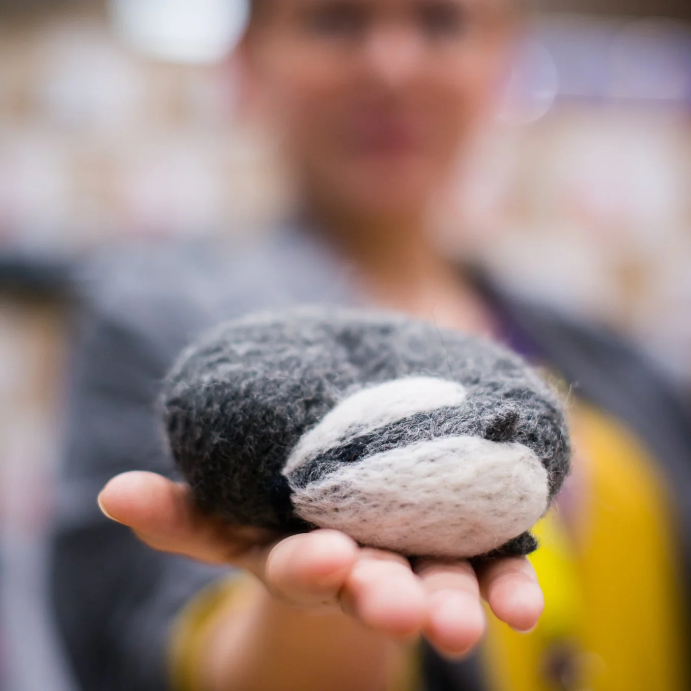 Badger, Needle Felting Kit - Image 5