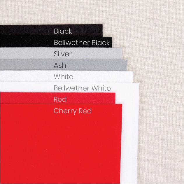 Bellwether White Wool Felt - Image 2