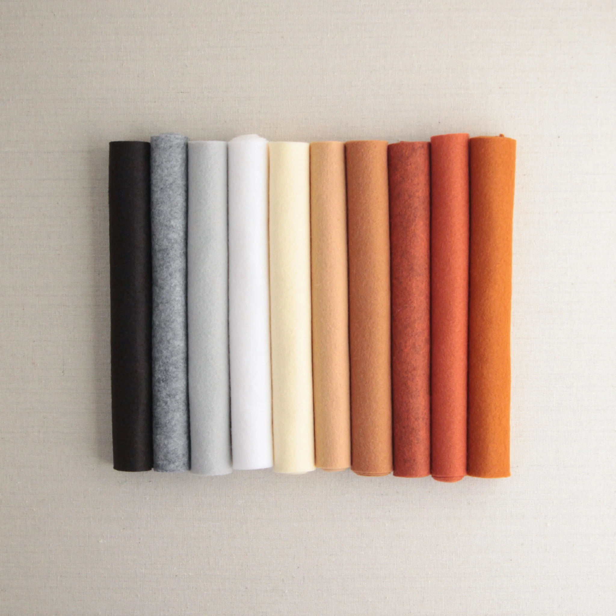 Black Wool Blend Felt - Image 3