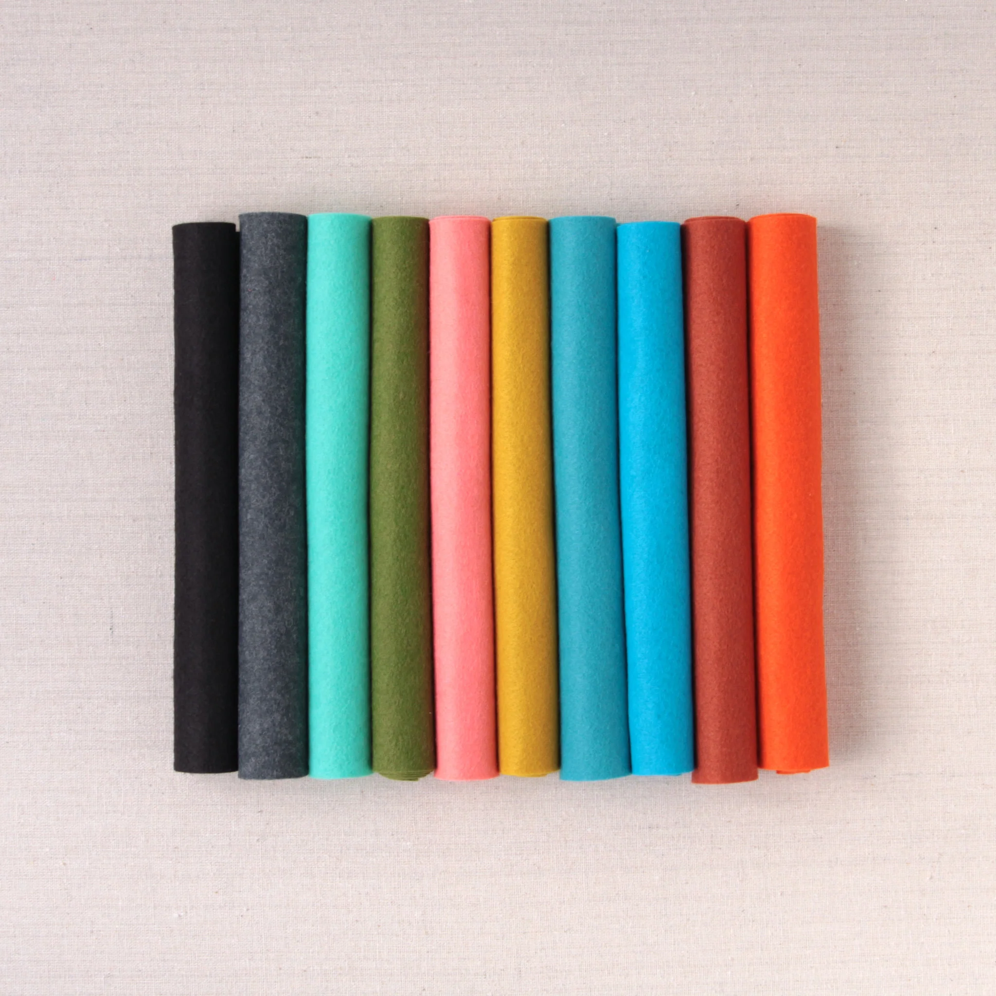 Black Wool Blend Felt - Image 4