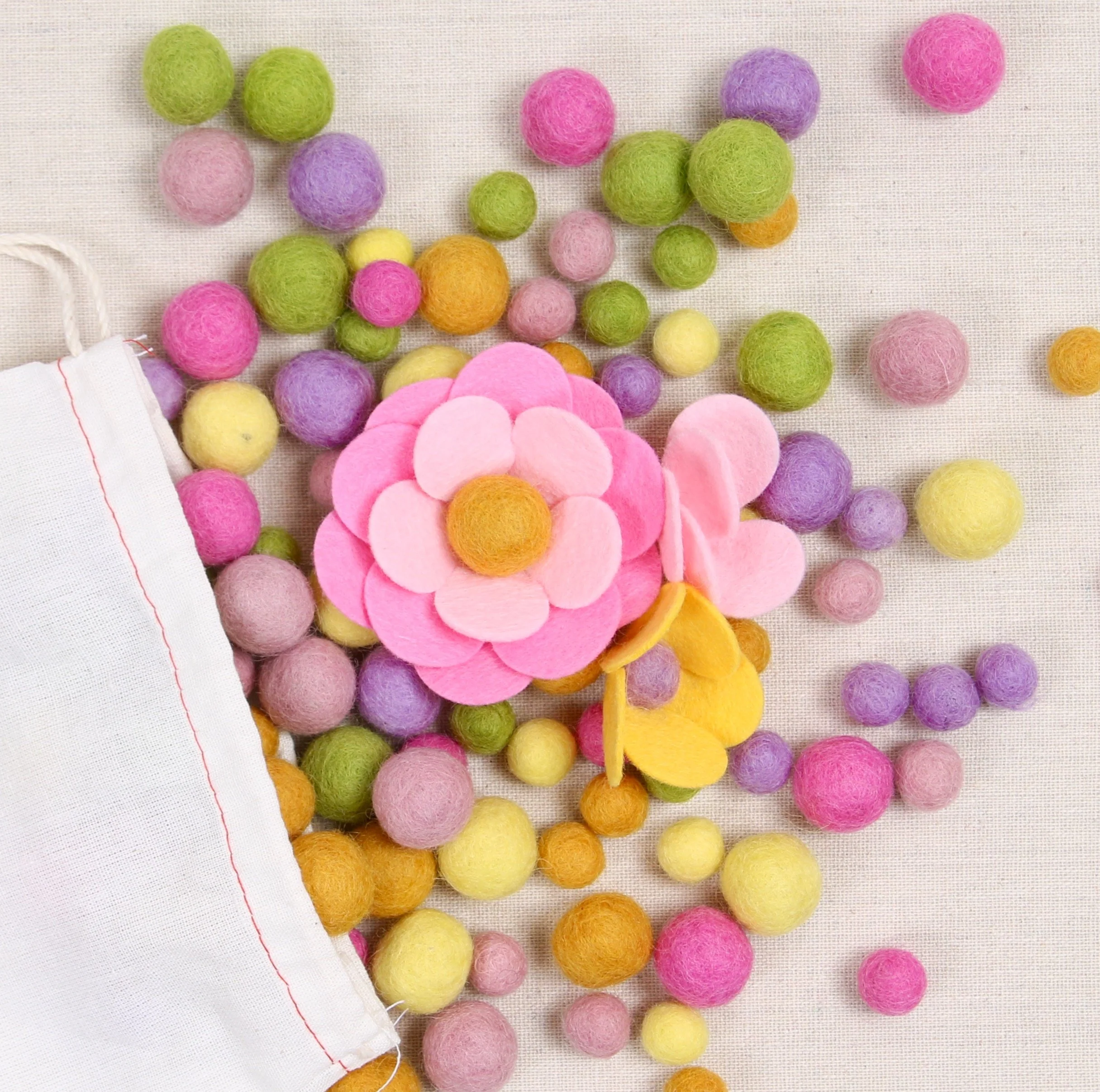 Blossom Felt Balls - Image 2