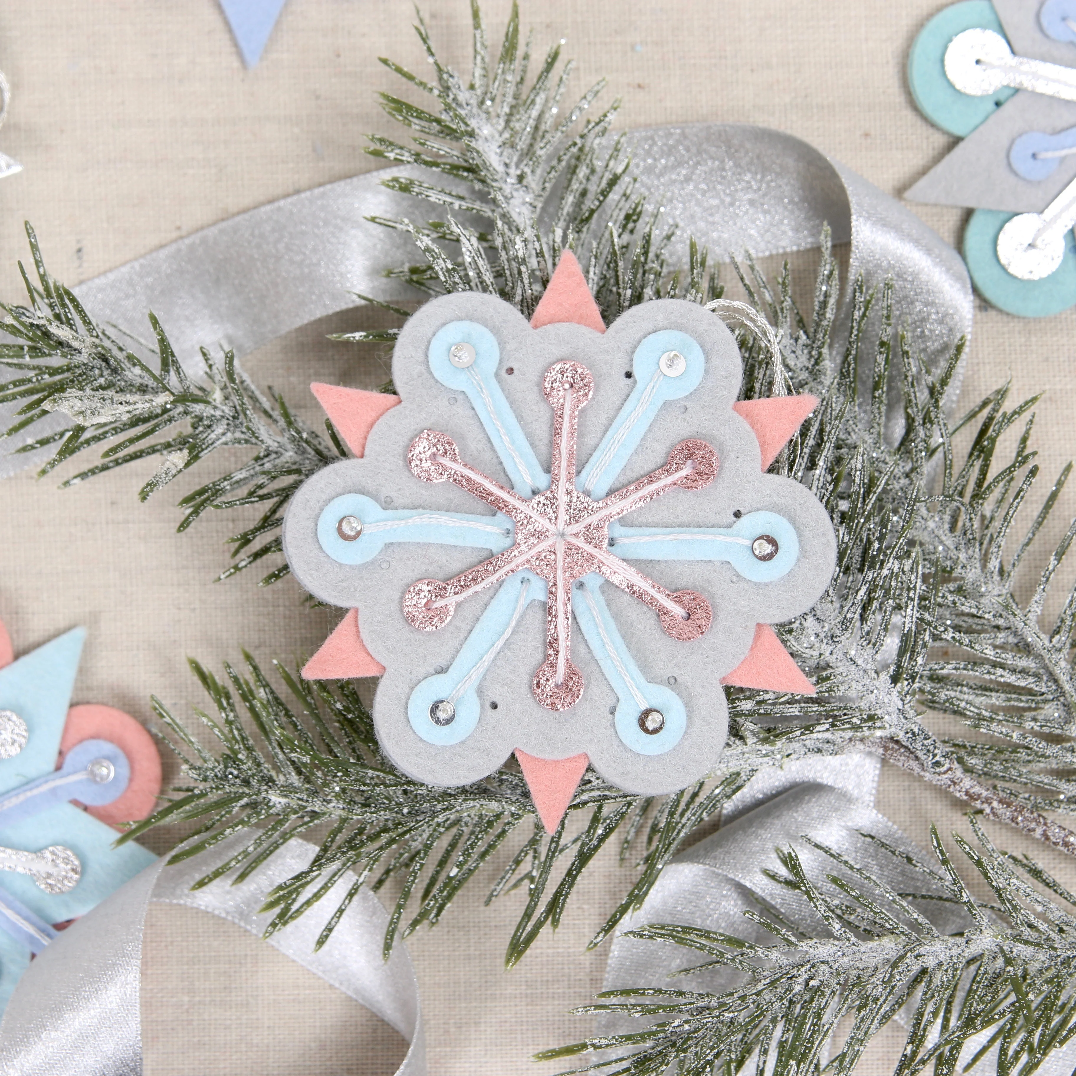 Blush Metallic Felt - Image 4