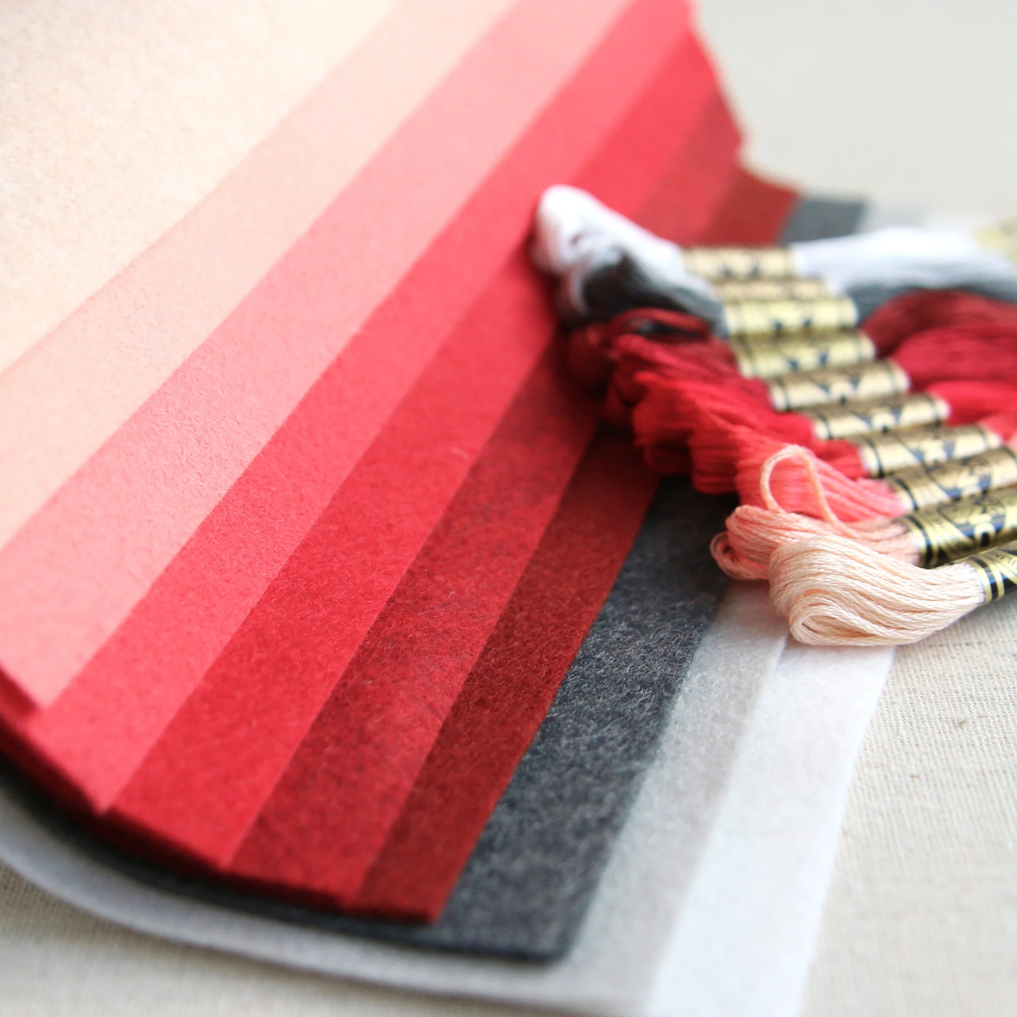 Brick Wool Blend Felt - Image 3