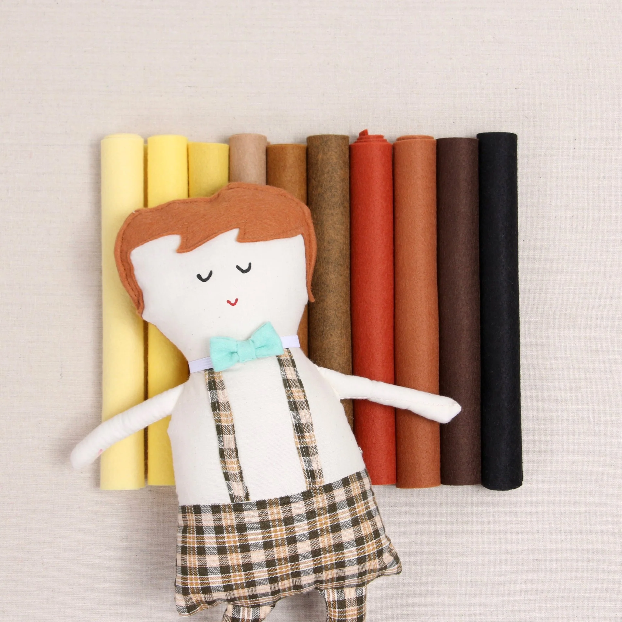 Brown Wool Blend Felt - Image 4