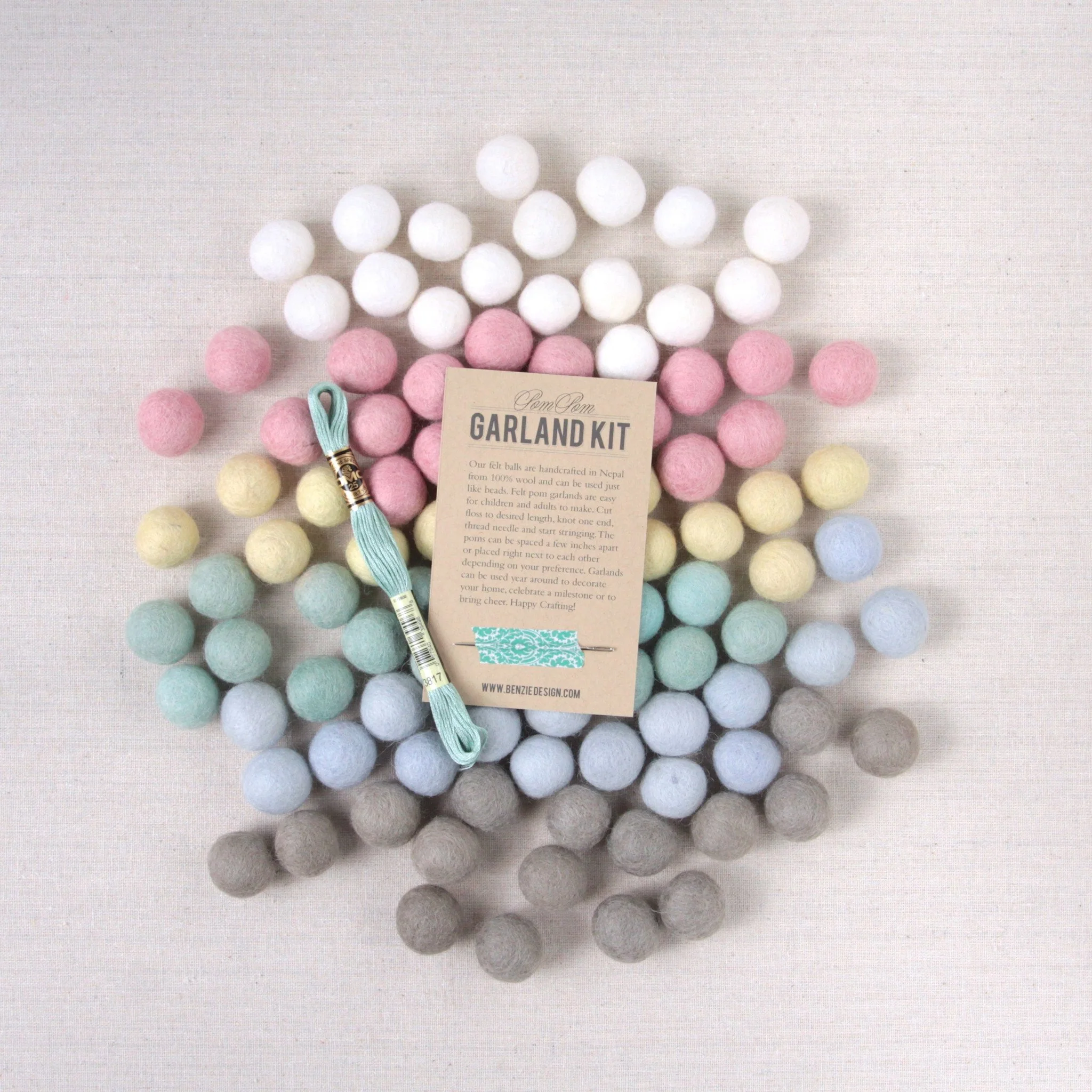 Butter Felt Balls - Image 3