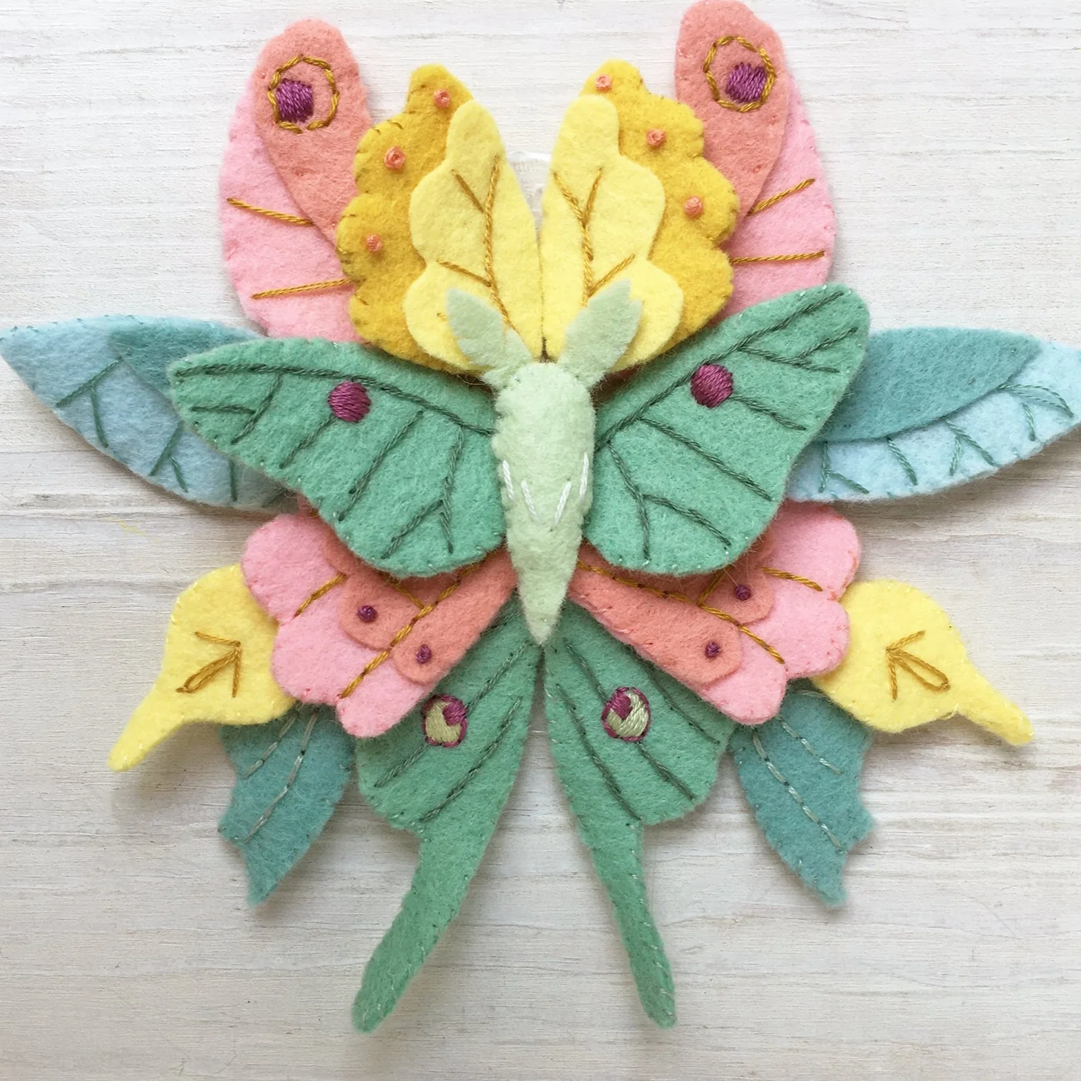 Butterflies and Moths Felt Pattern - Image 2