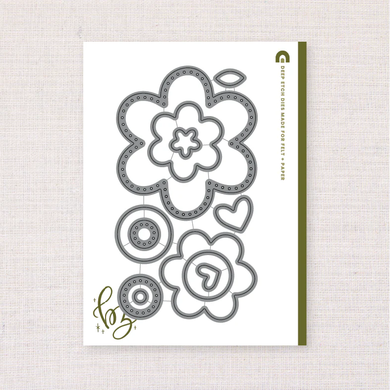 BZ Flower Ornament, Deep Etch Die - Image 2