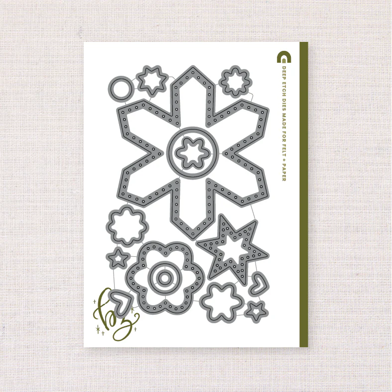 BZ Snowflake Ornament, Deep Etch Die - Image 2