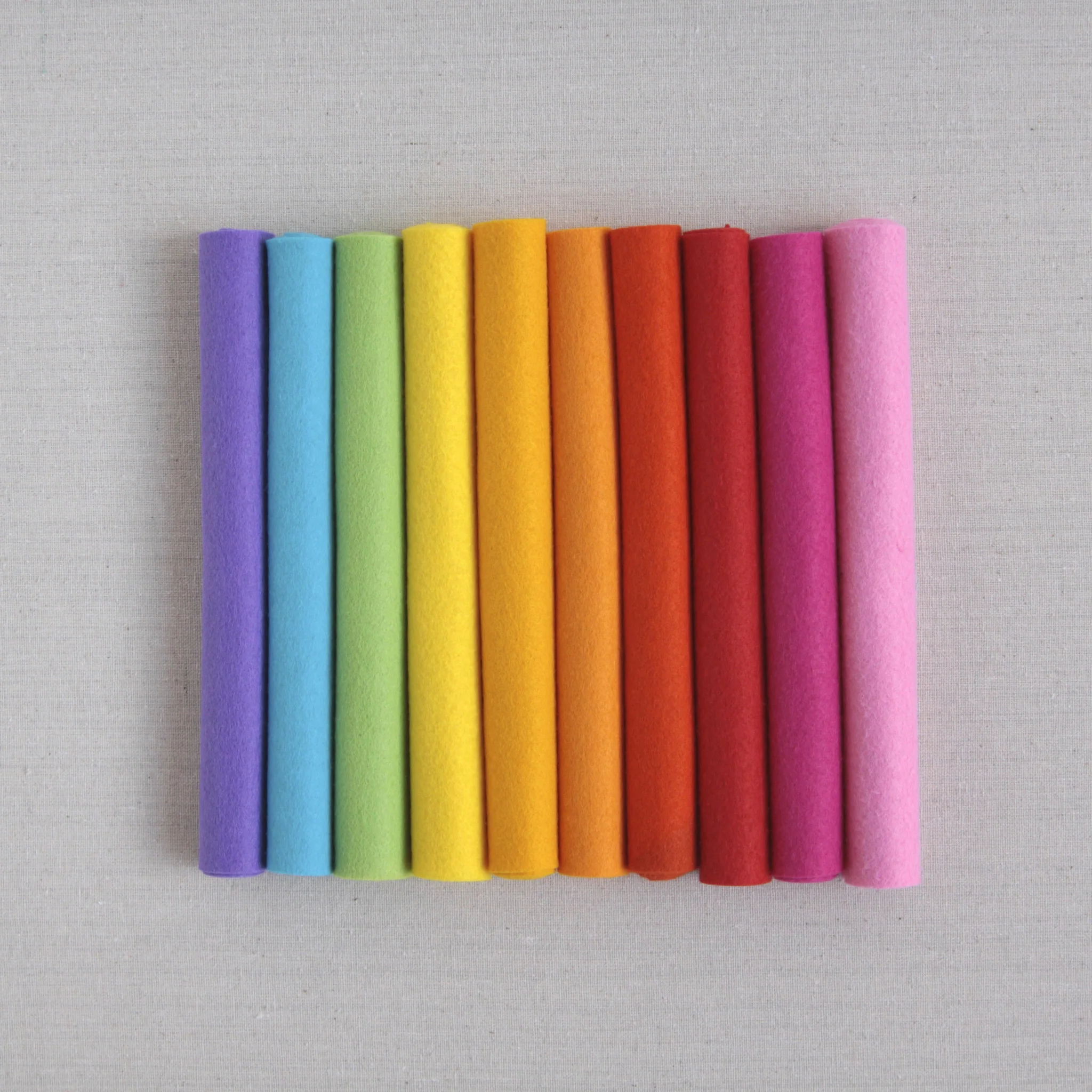 Carmine Wool Blend Felt - Image 3