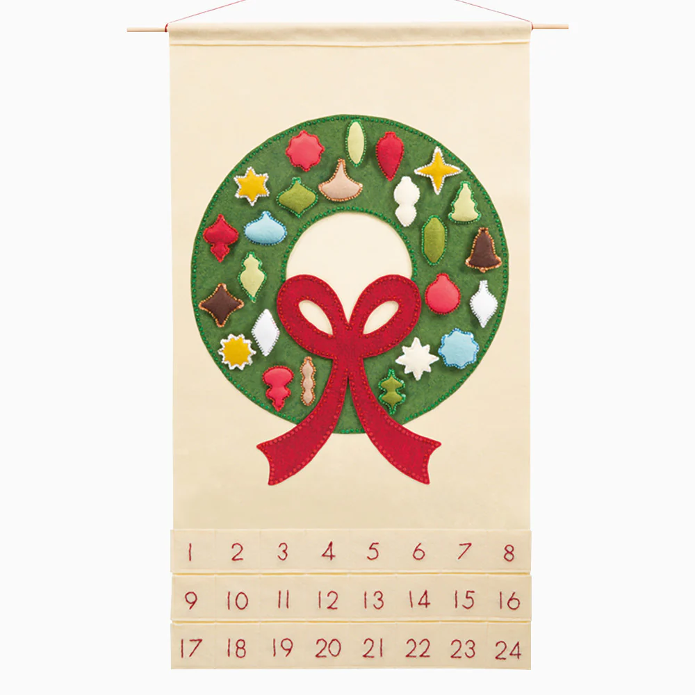 Carol of the Bells Advent Calendar with Whimsical Vintage Ornaments - Image 3