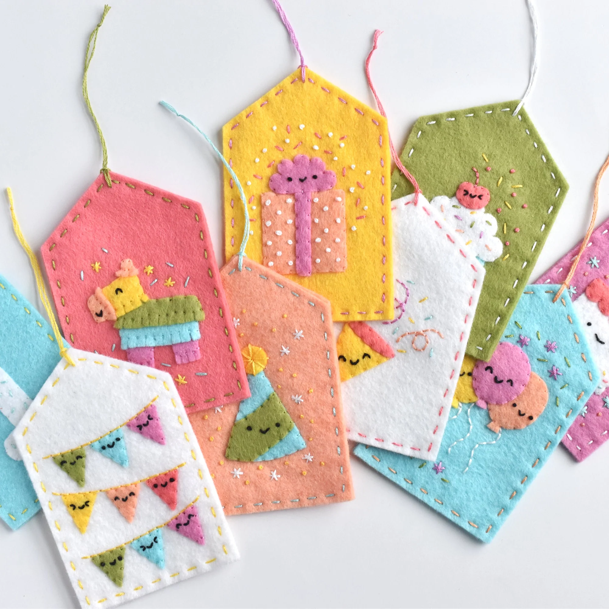 Celebrate Happy Felt Ornament Pattern - Image 10