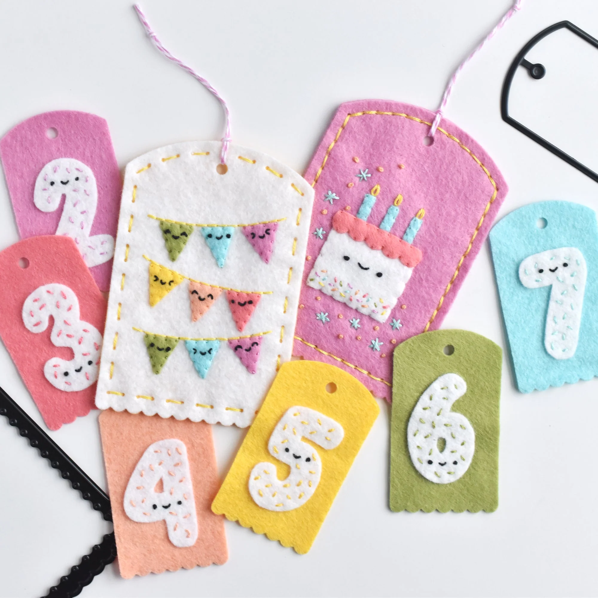 Celebrate Happy Felt Ornament Pattern - Image 11