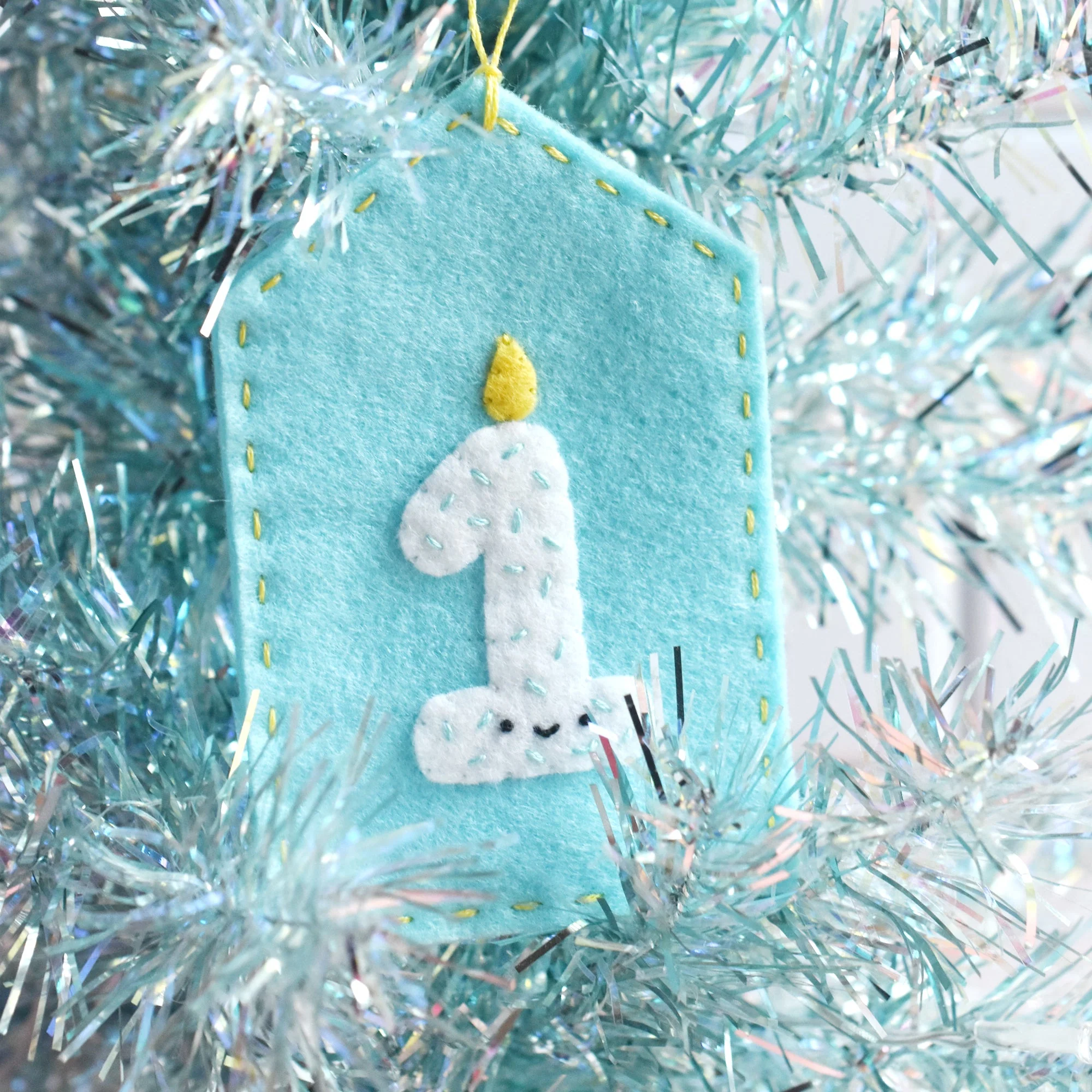 Celebrate Happy Felt Ornament Pattern - Image 9