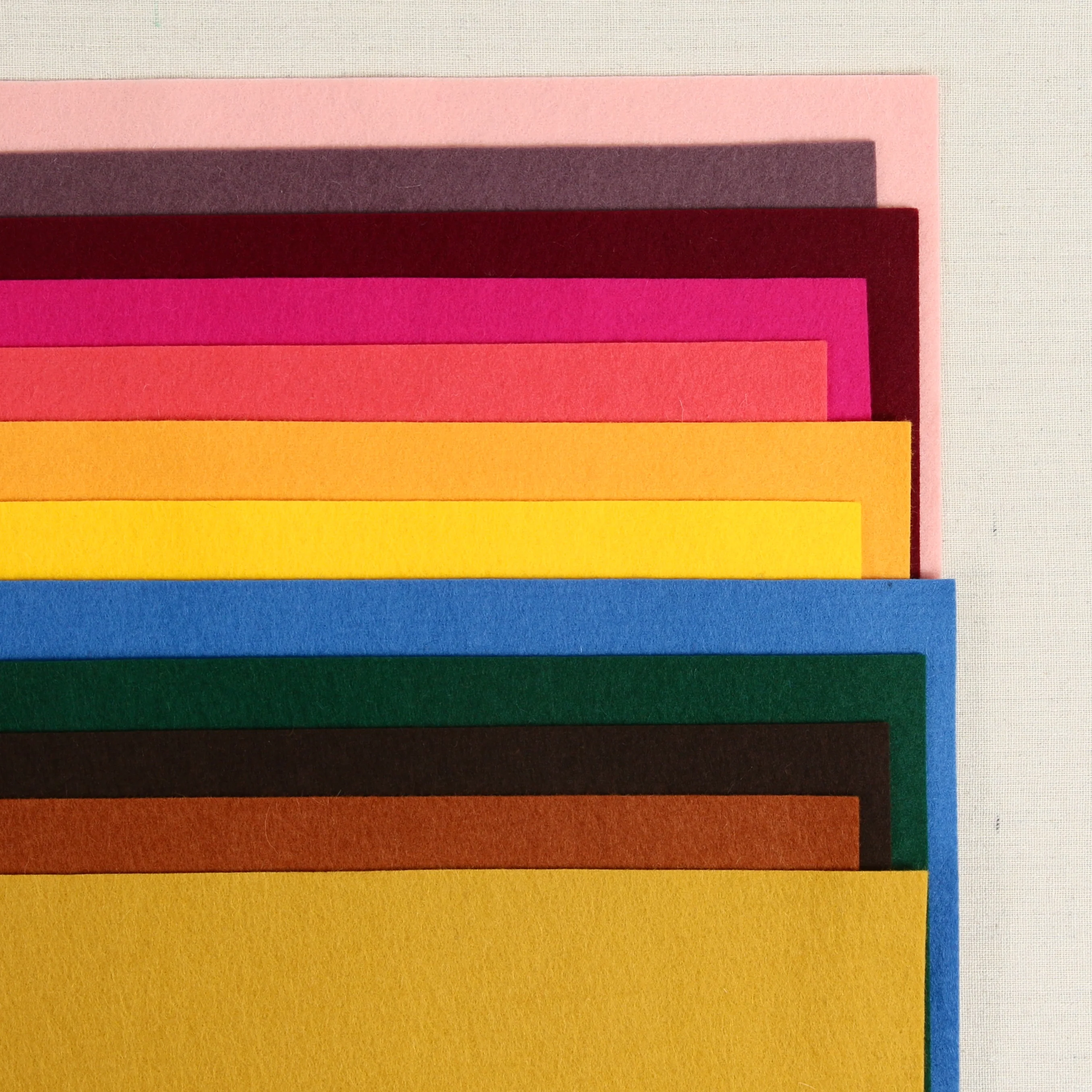 Cerise Pure Wool Felt - Image 3