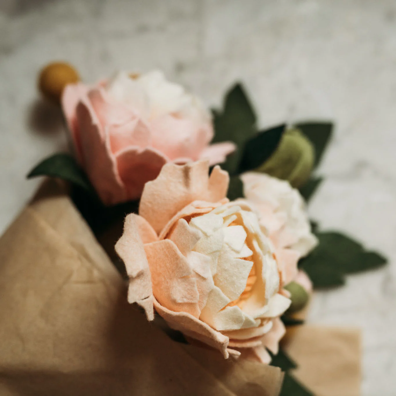 Charm Peony and Snapdragon bouquet, PDF Pattern - Image 3