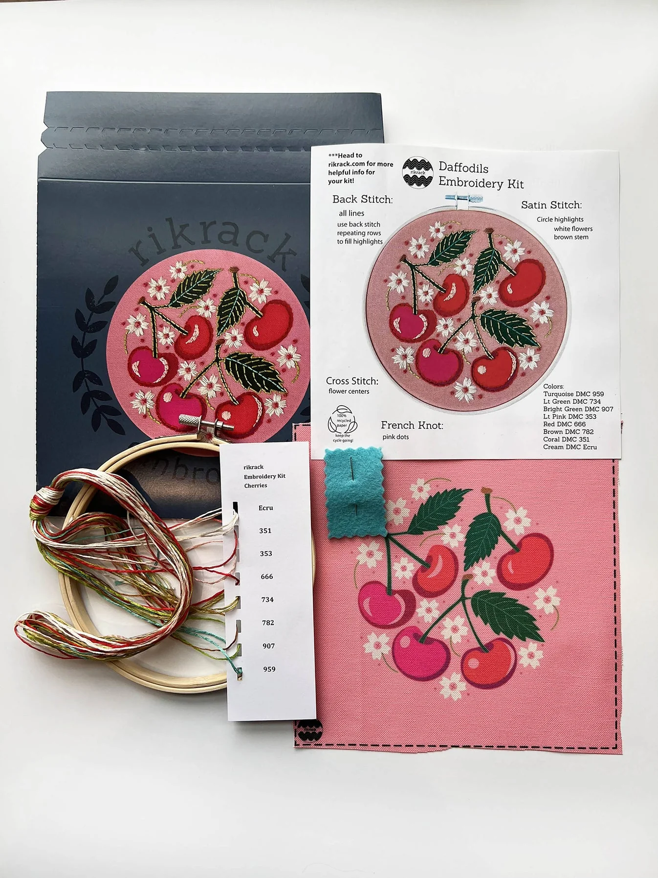 Cherries Embroidery Kit - Image 5