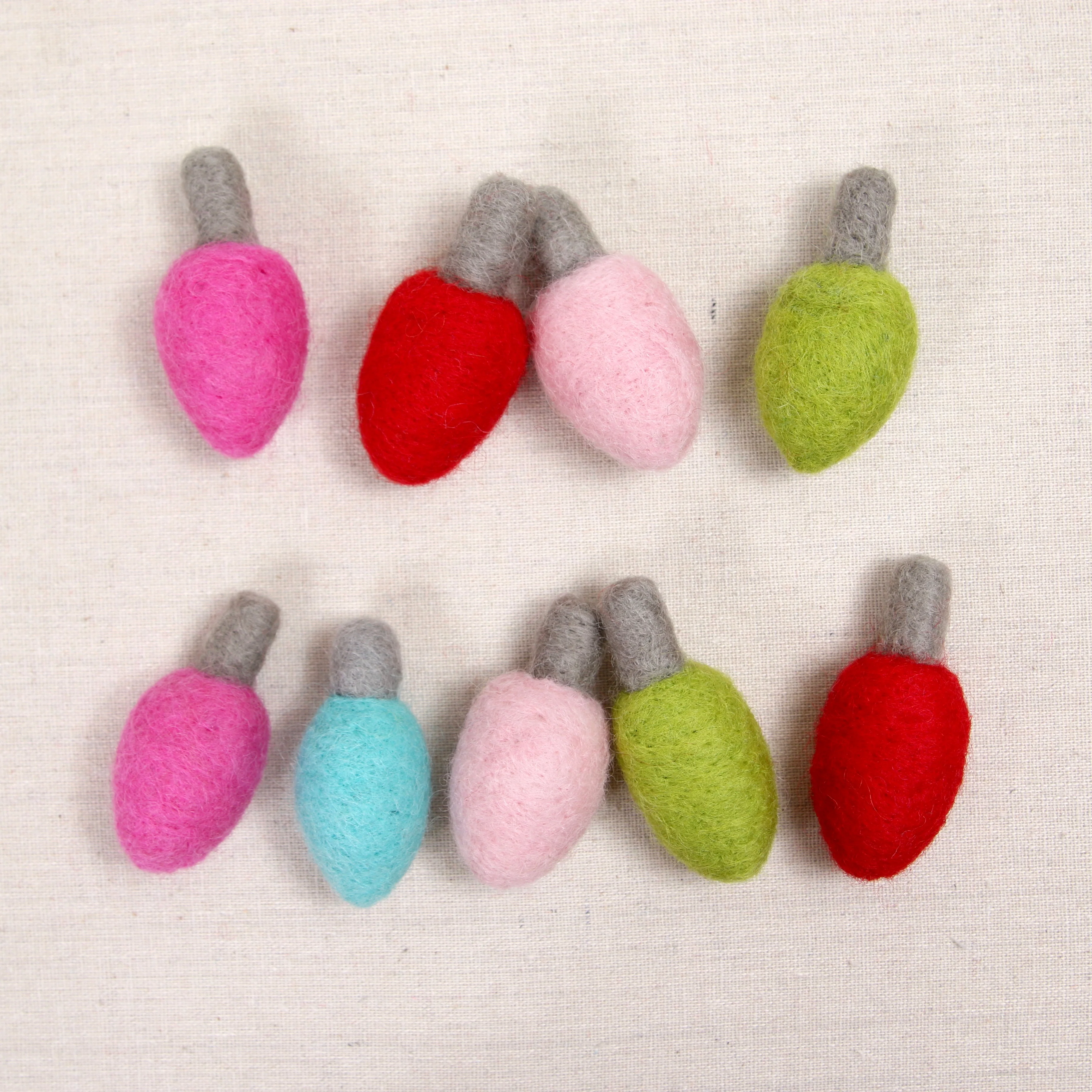 Silver Tip Holiday Lights, Felt Shapes - Image 8