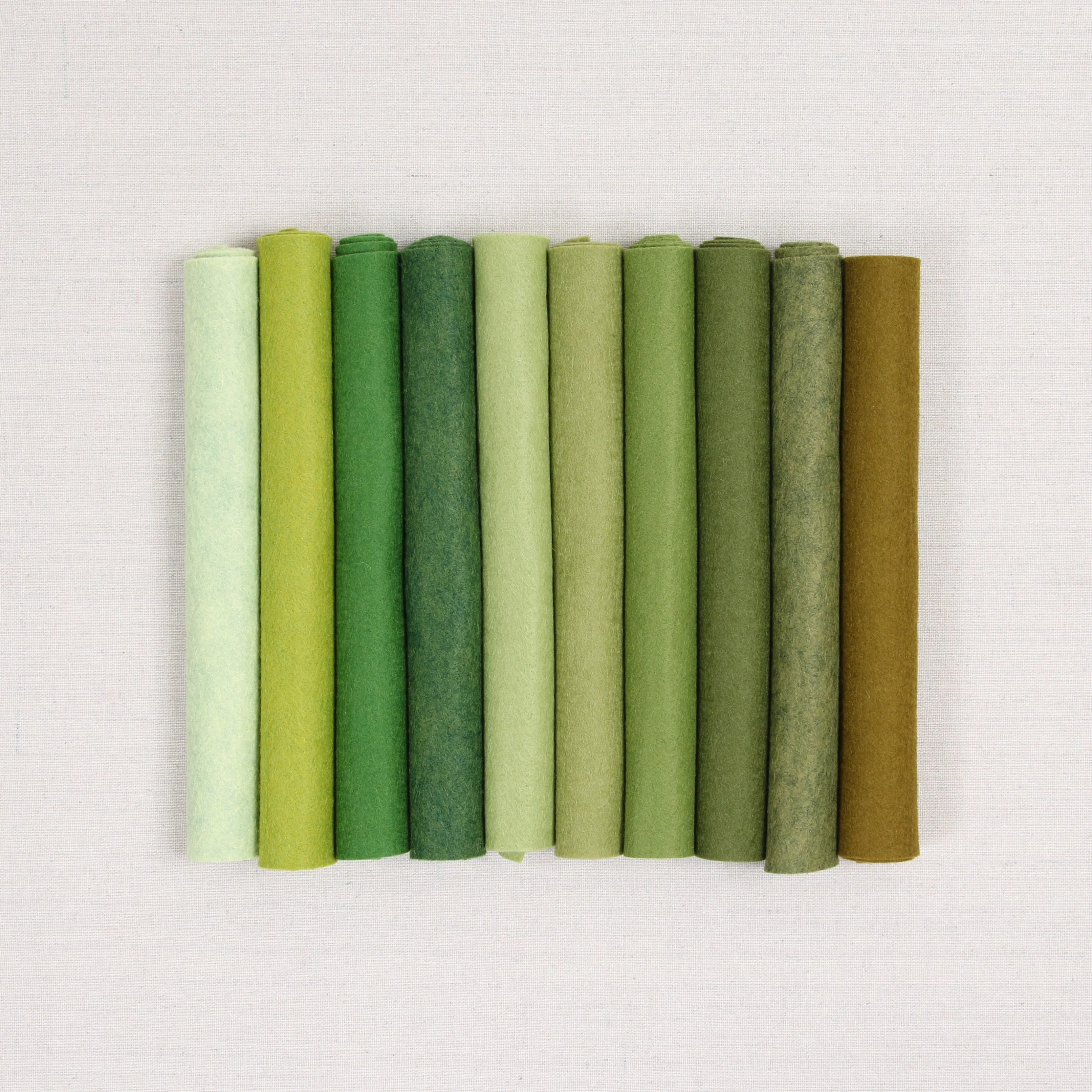 Citron Wool Blend Felt - Image 4