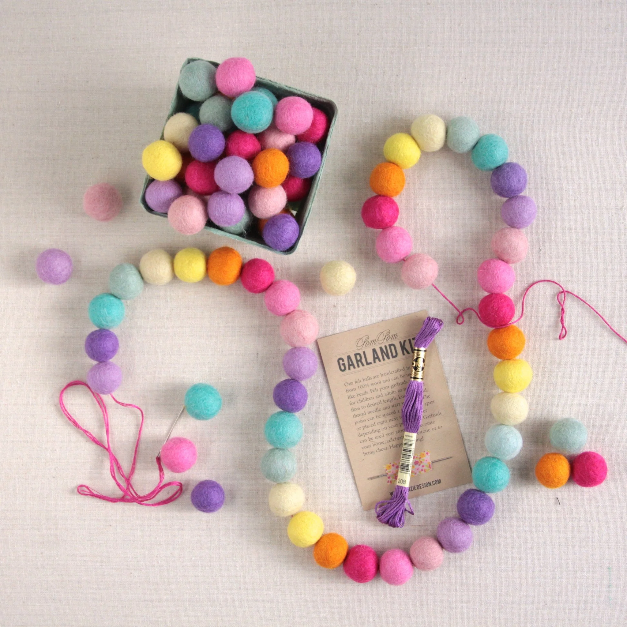 Classic Christmas Felt Balls - Image 3