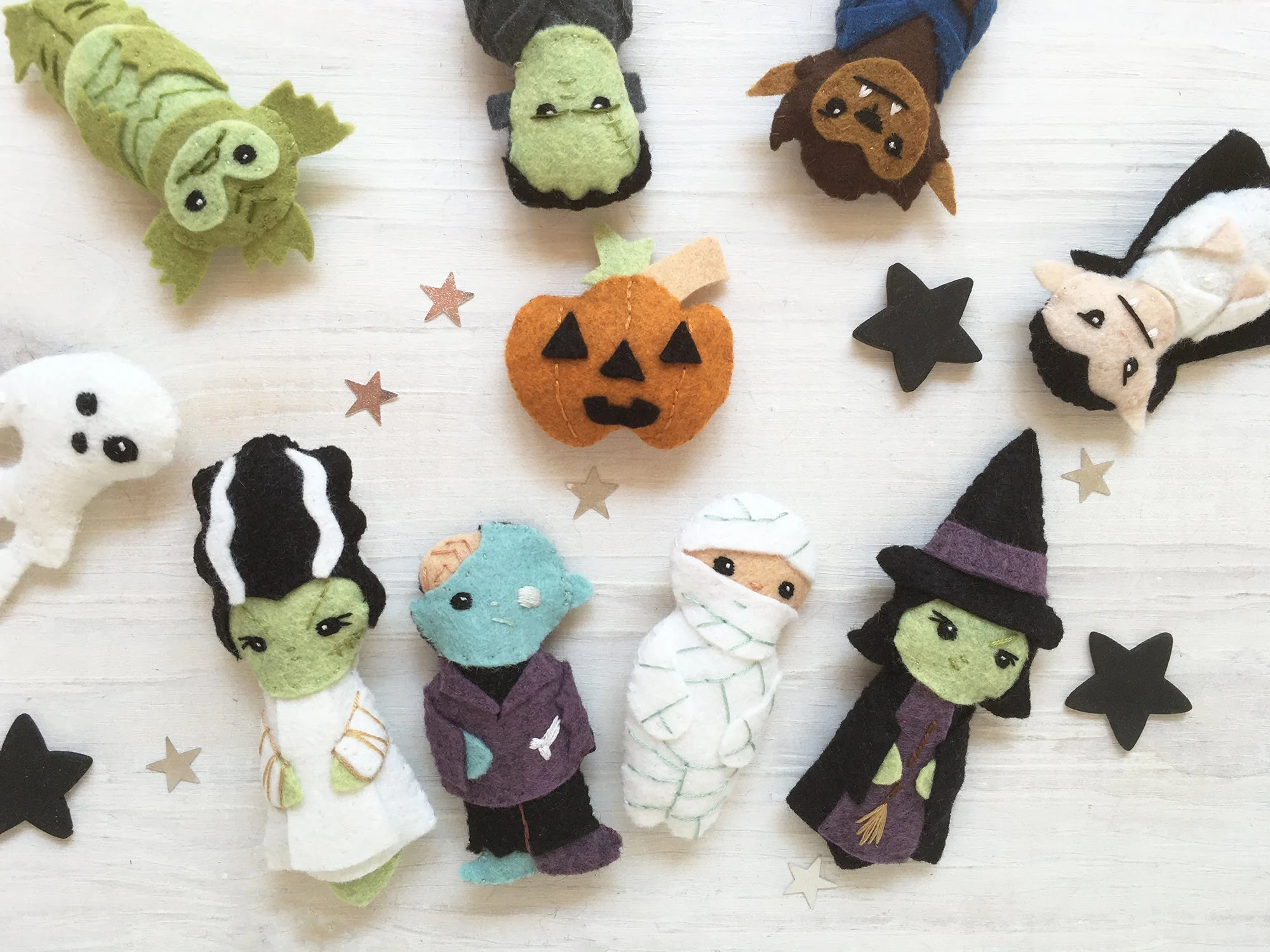 Classic Movie Monsters Pattern - Image 2