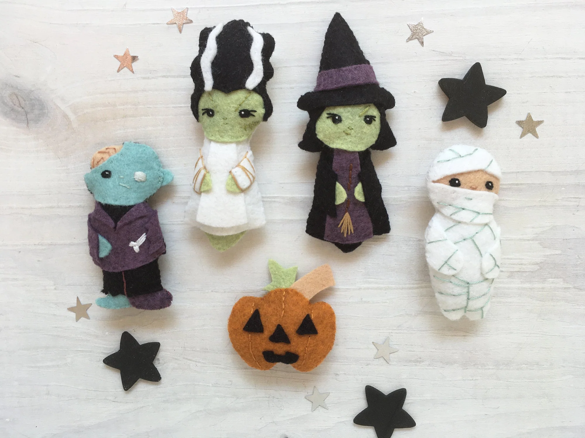 Classic Movie Monsters Pattern - Image 6