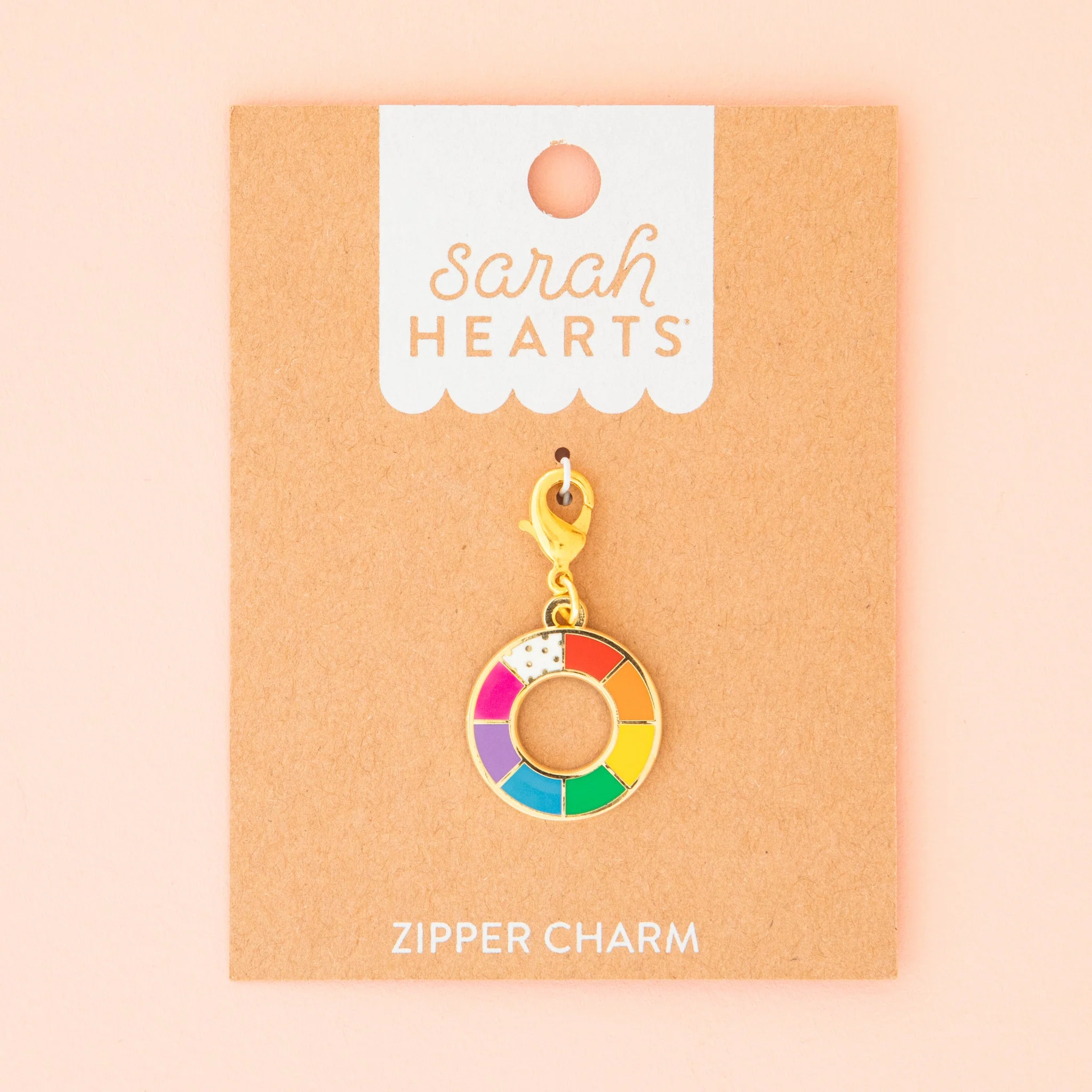 Color Wheel, Zipper Charm - Image 2