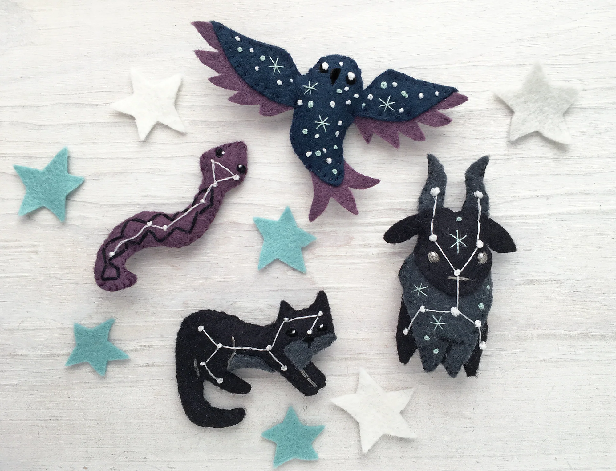 Constellation Animals Felt Pattern - Image 4