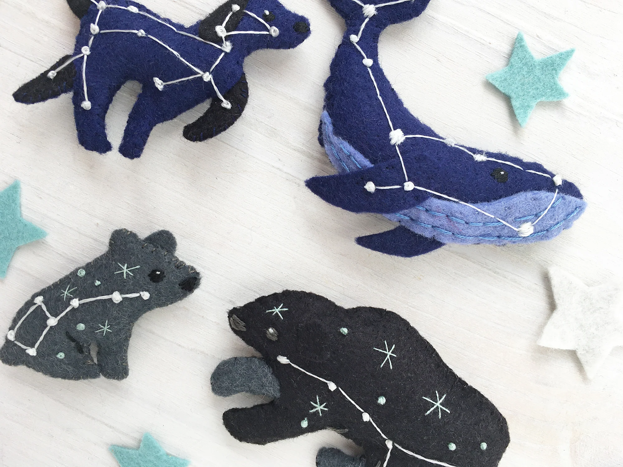 Constellation Animals Felt Pattern - Image 5