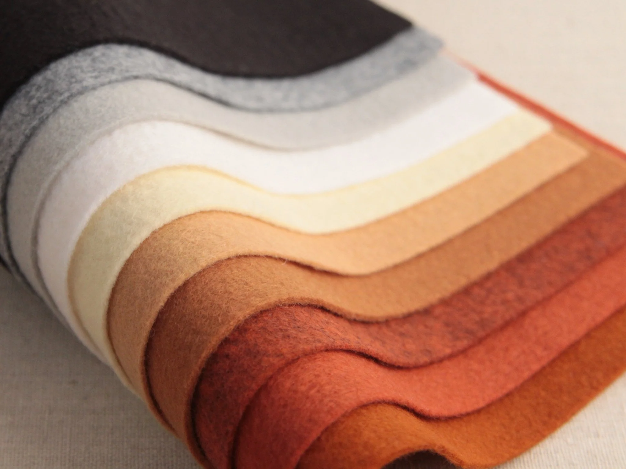 Copper Wool Blend Felt - Image 2