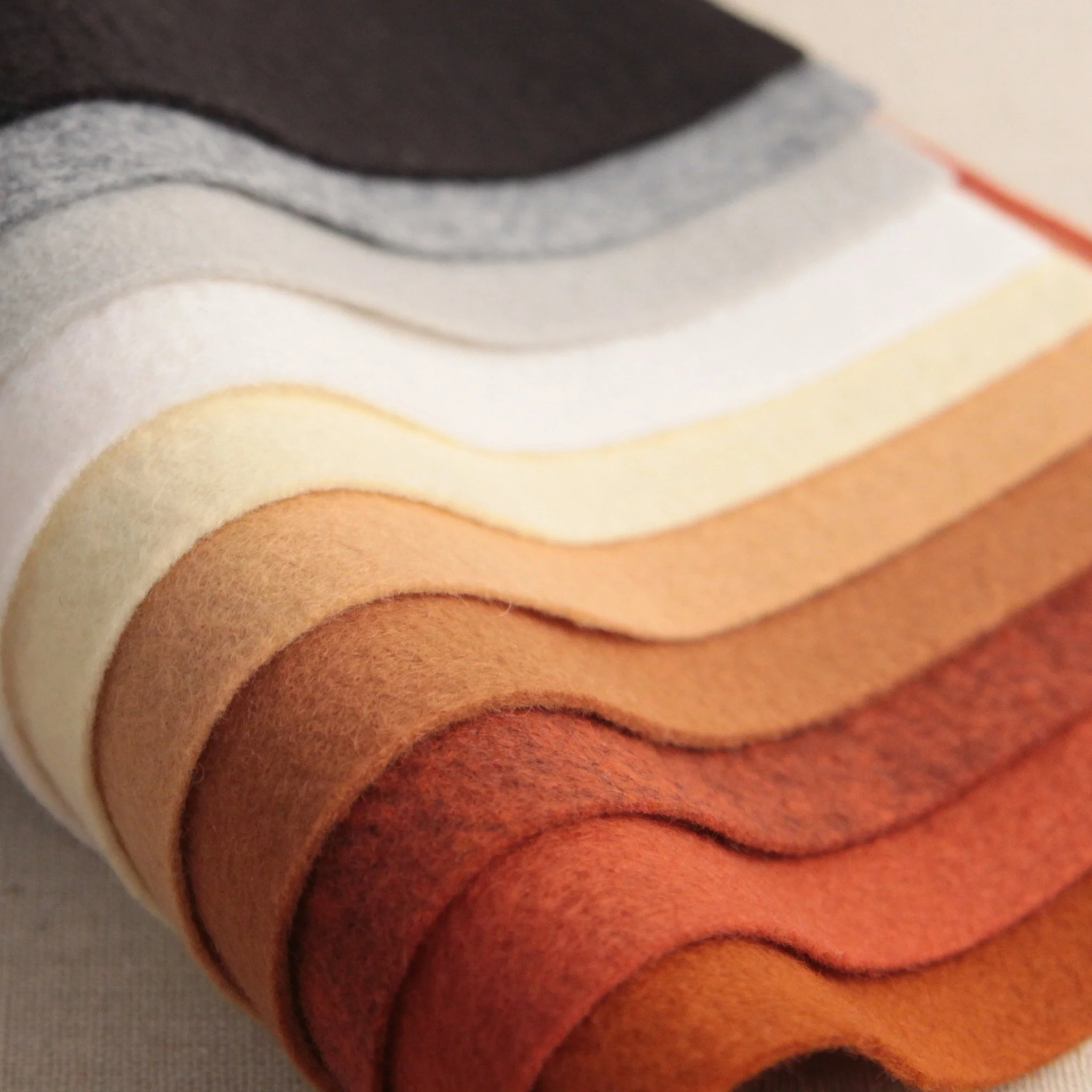 Cinnamon Wool Blend Felt - Image 4
