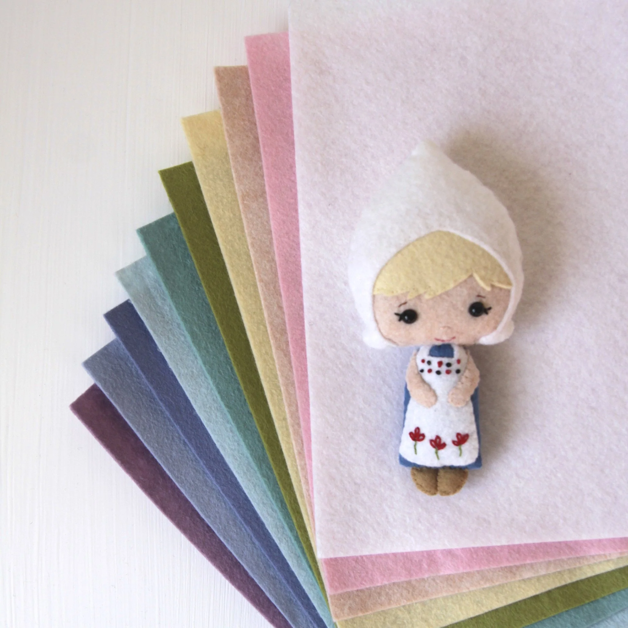 Pink Wool Blend Felt - Image 3