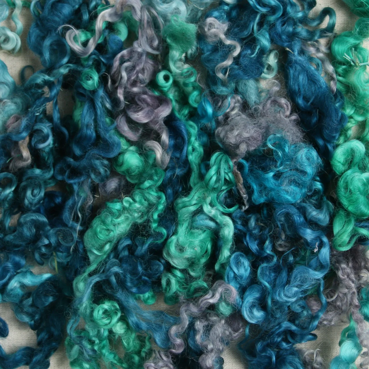 Wensleydale Curls, Blue - Image 2