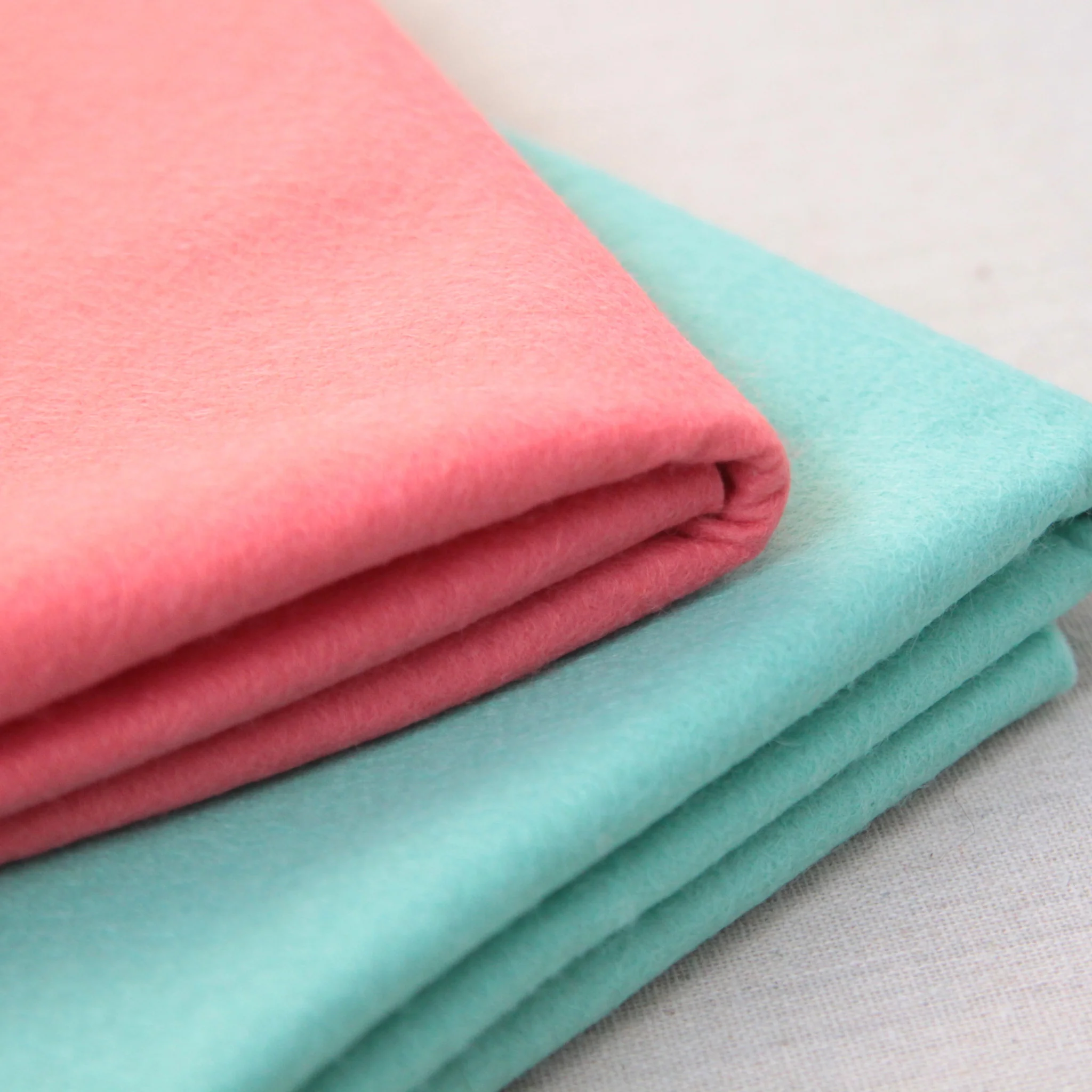 Coral Wool Blend Felt - Image 3