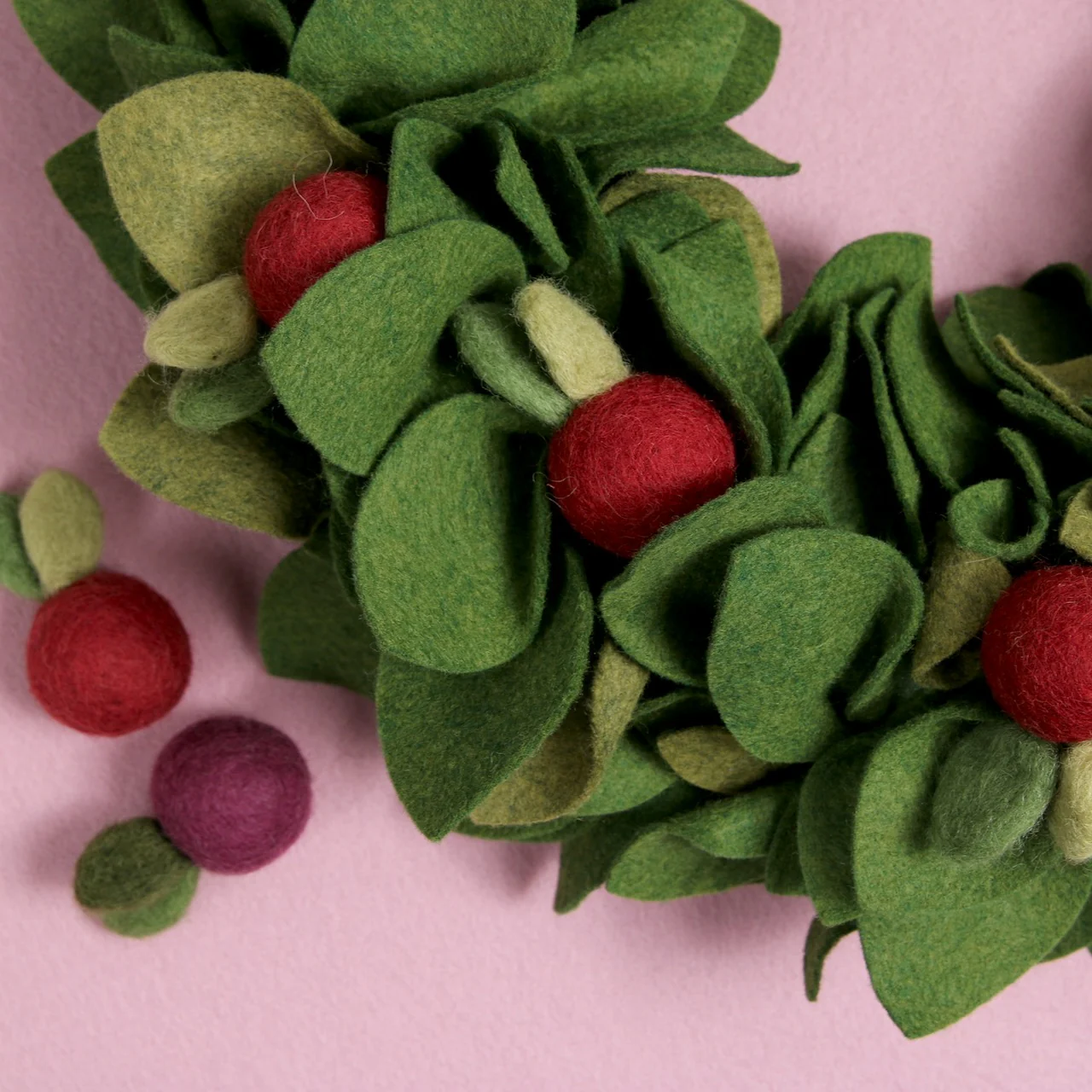 Crimson Berry, Felted Fruit - Image 4