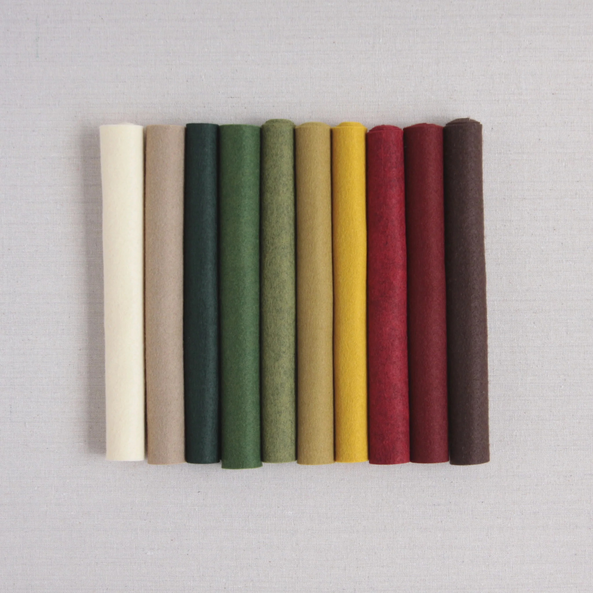 Crimson Wool Blend Felt - Image 4