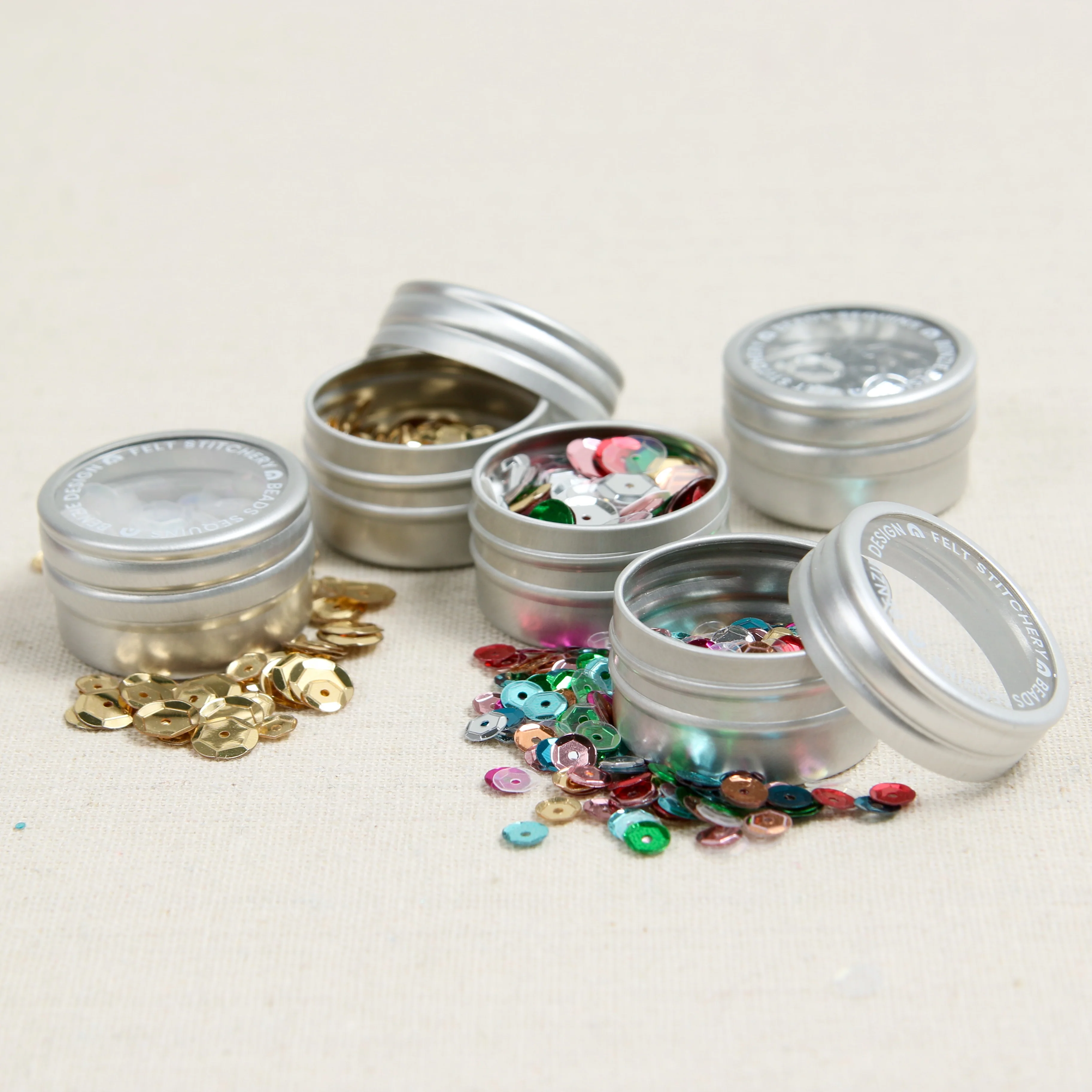 Cupped Sequins, Silver - Image 4