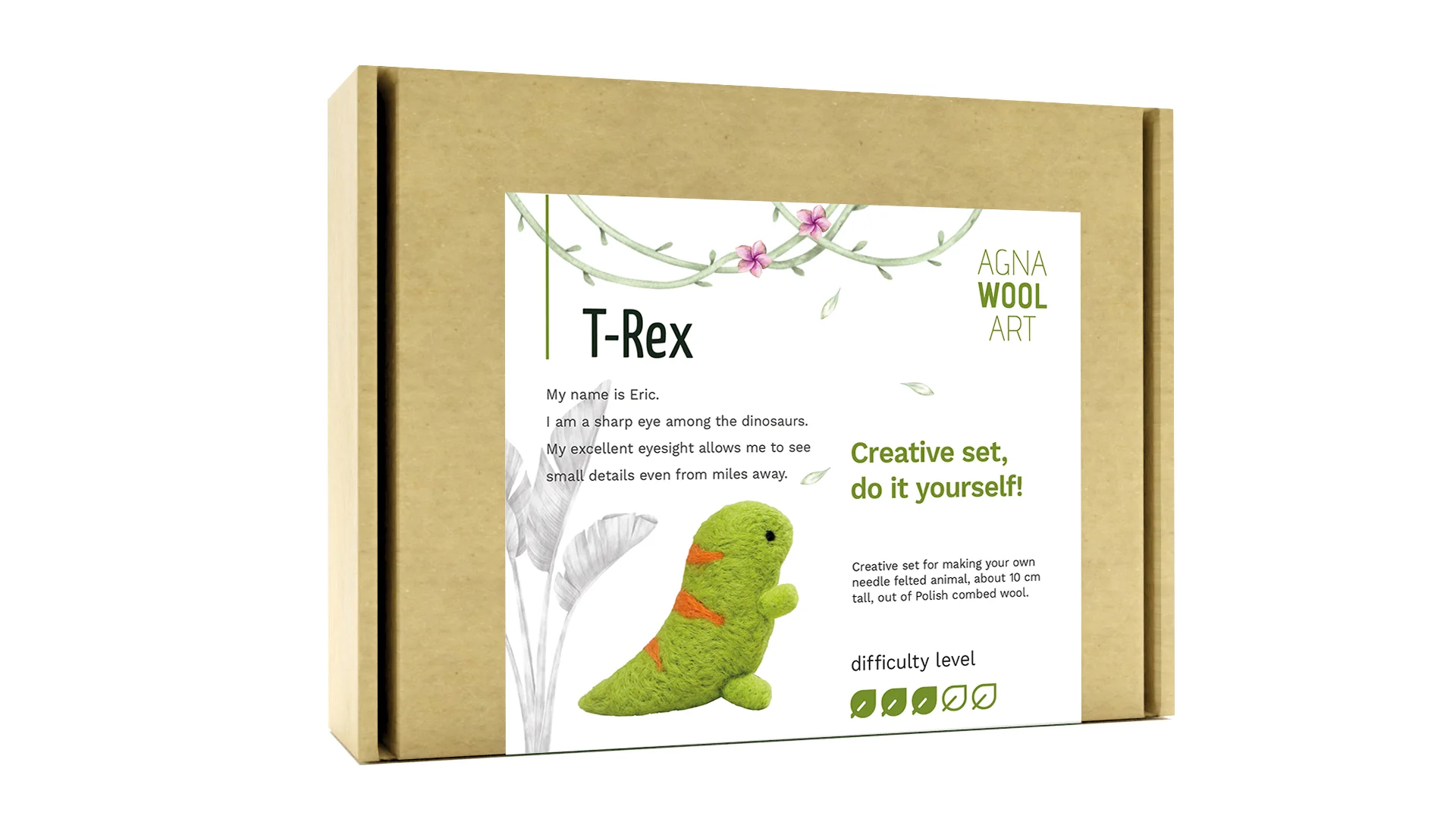 T-Rex, Needle Felting Kit - Image 7