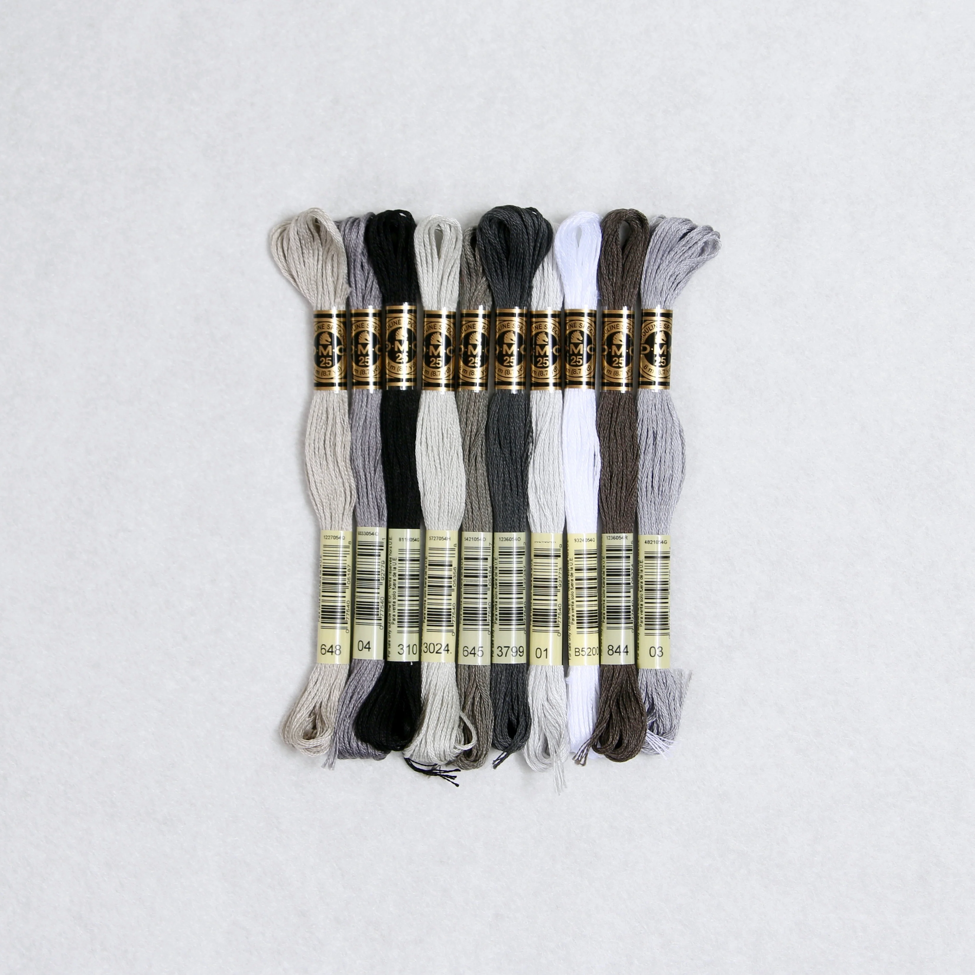 DMC Embroidery Floss, Grey Palette - Image 2
