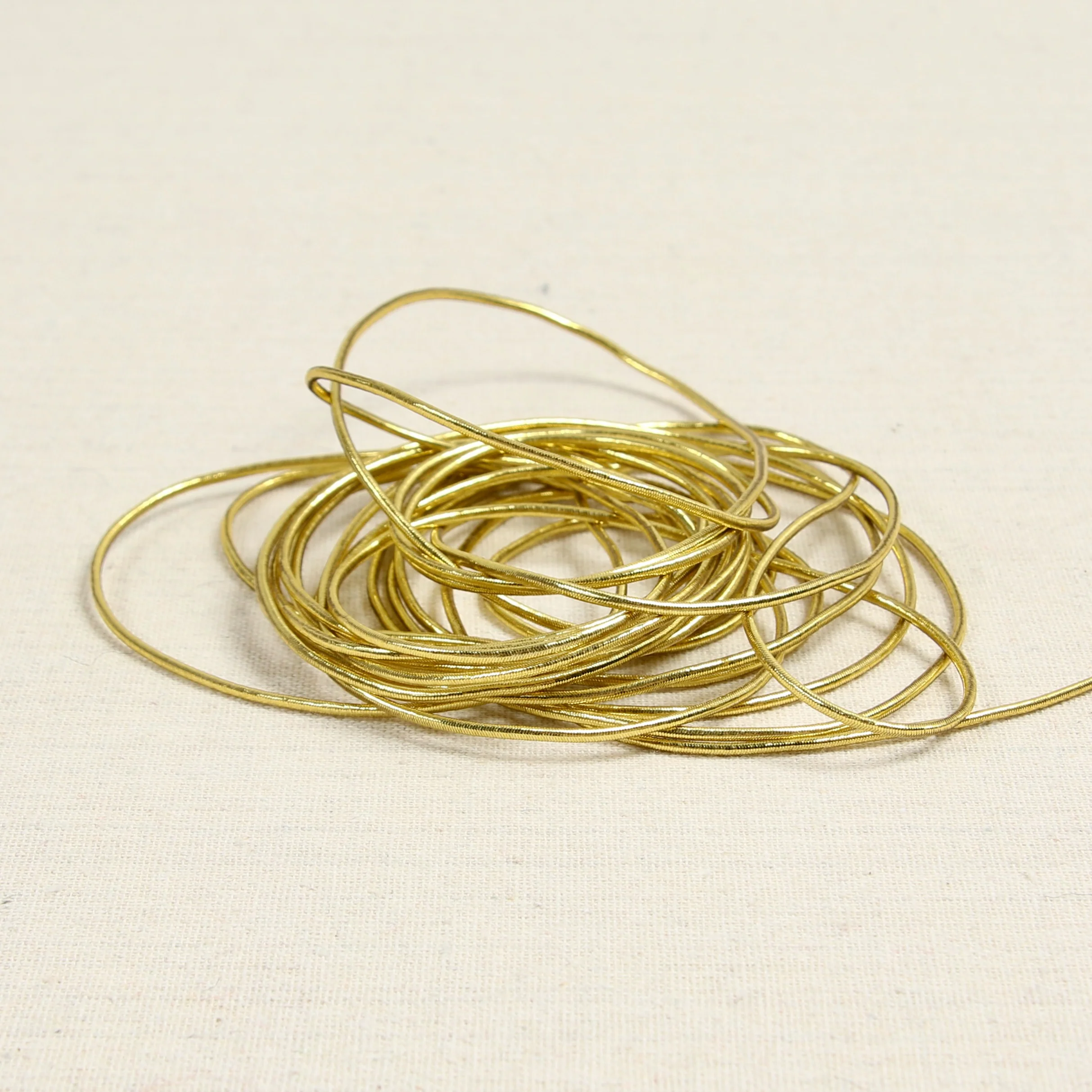 Elastic Cording, Gold - Image 2