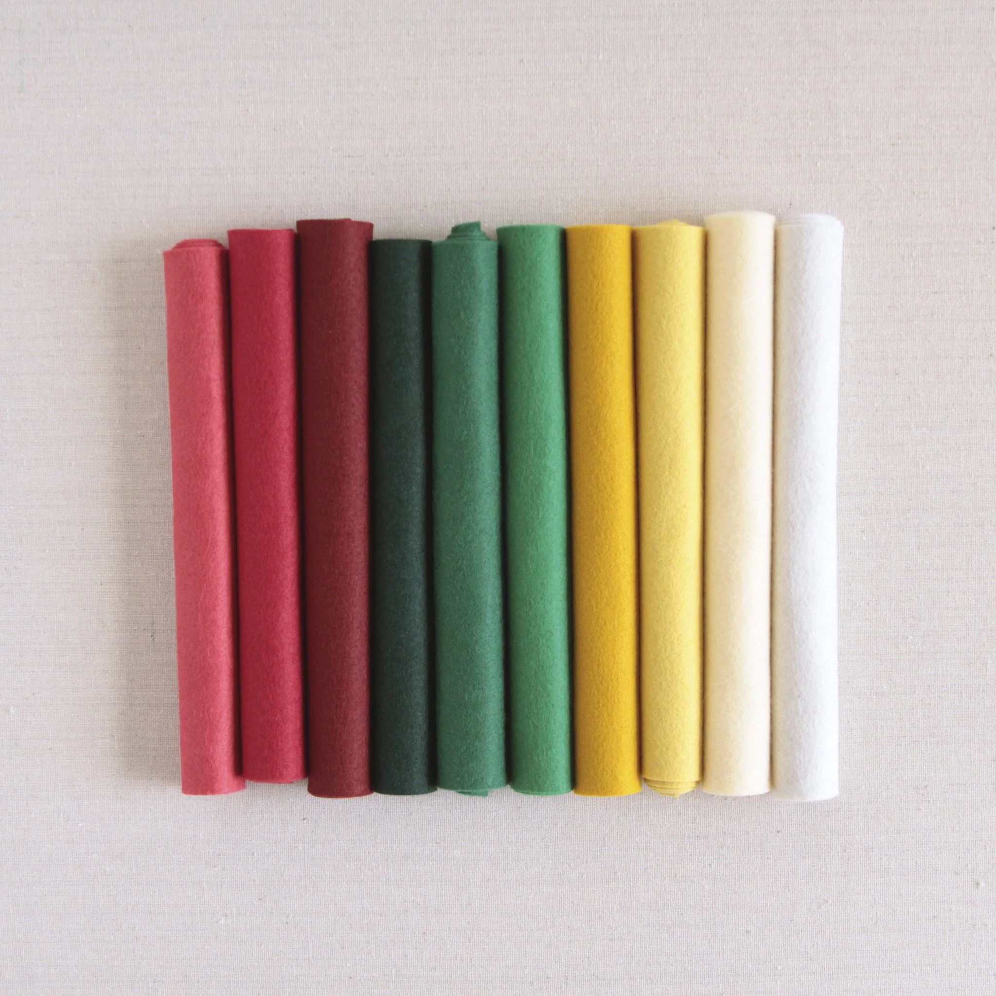 Emerald Wool Blend Felt - Image 2