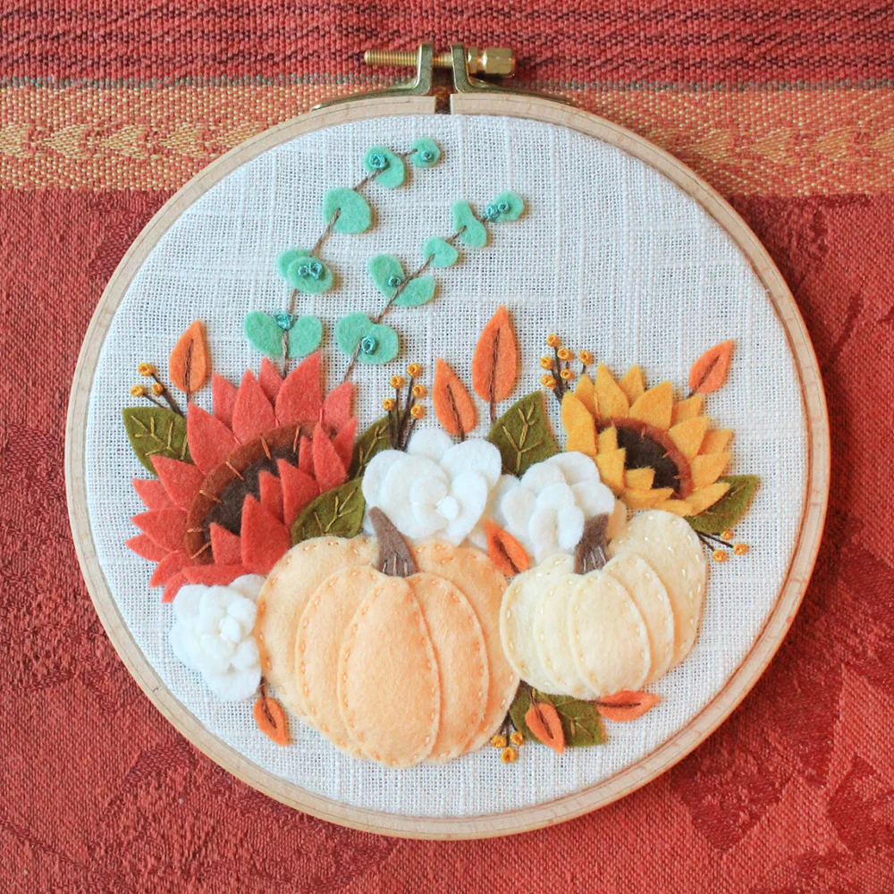 Fall Felt Floral by BZ Creations