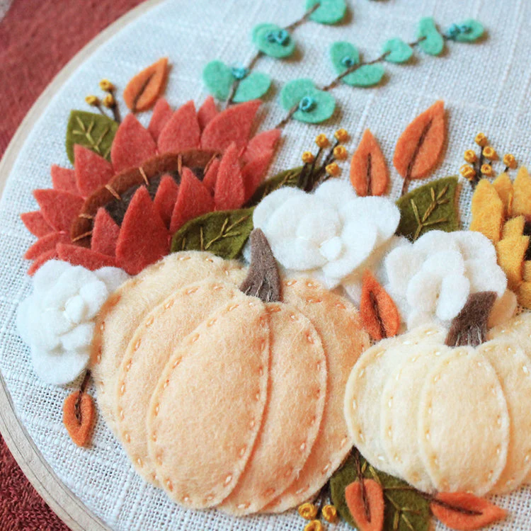 Fall Felt Floral by BZ Creations - Image 2