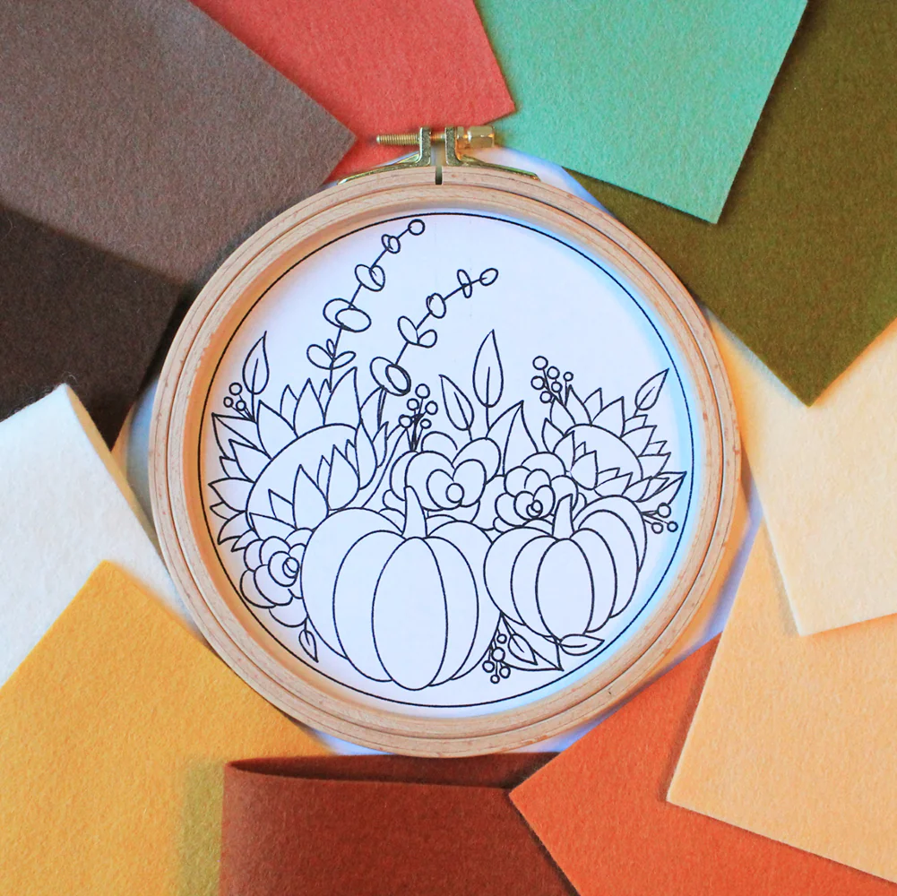 Fall Felt Floral by BZ Creations - Image 3