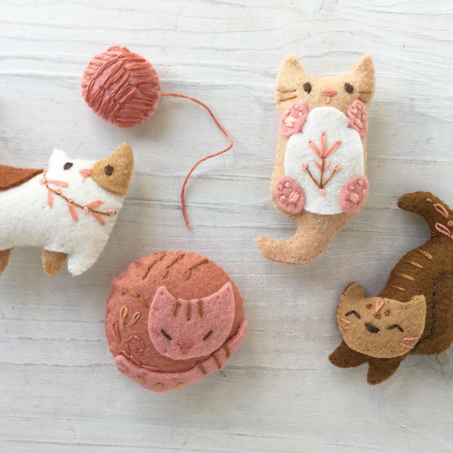 Fat Kitties Felt Pattern - Image 2