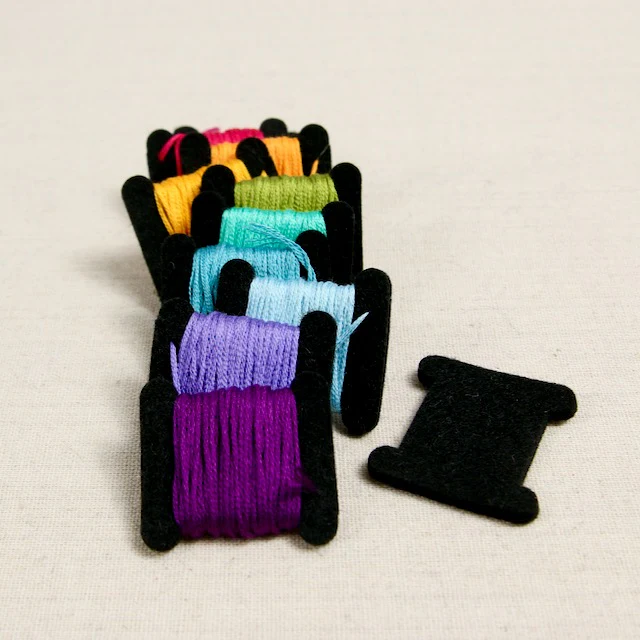 Felt Embroidery Floss Bobbins - Image 3